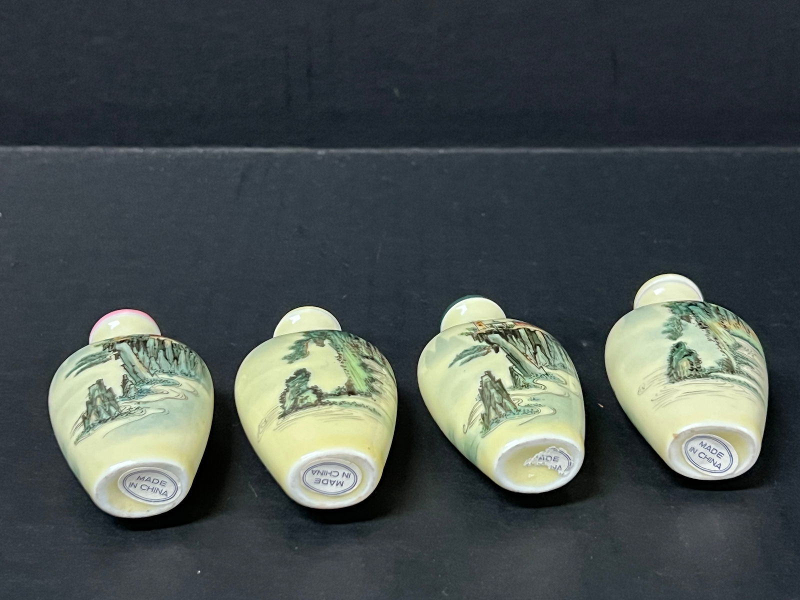 Chinese Porcelain Snuff Bottle Set of 4 - 5