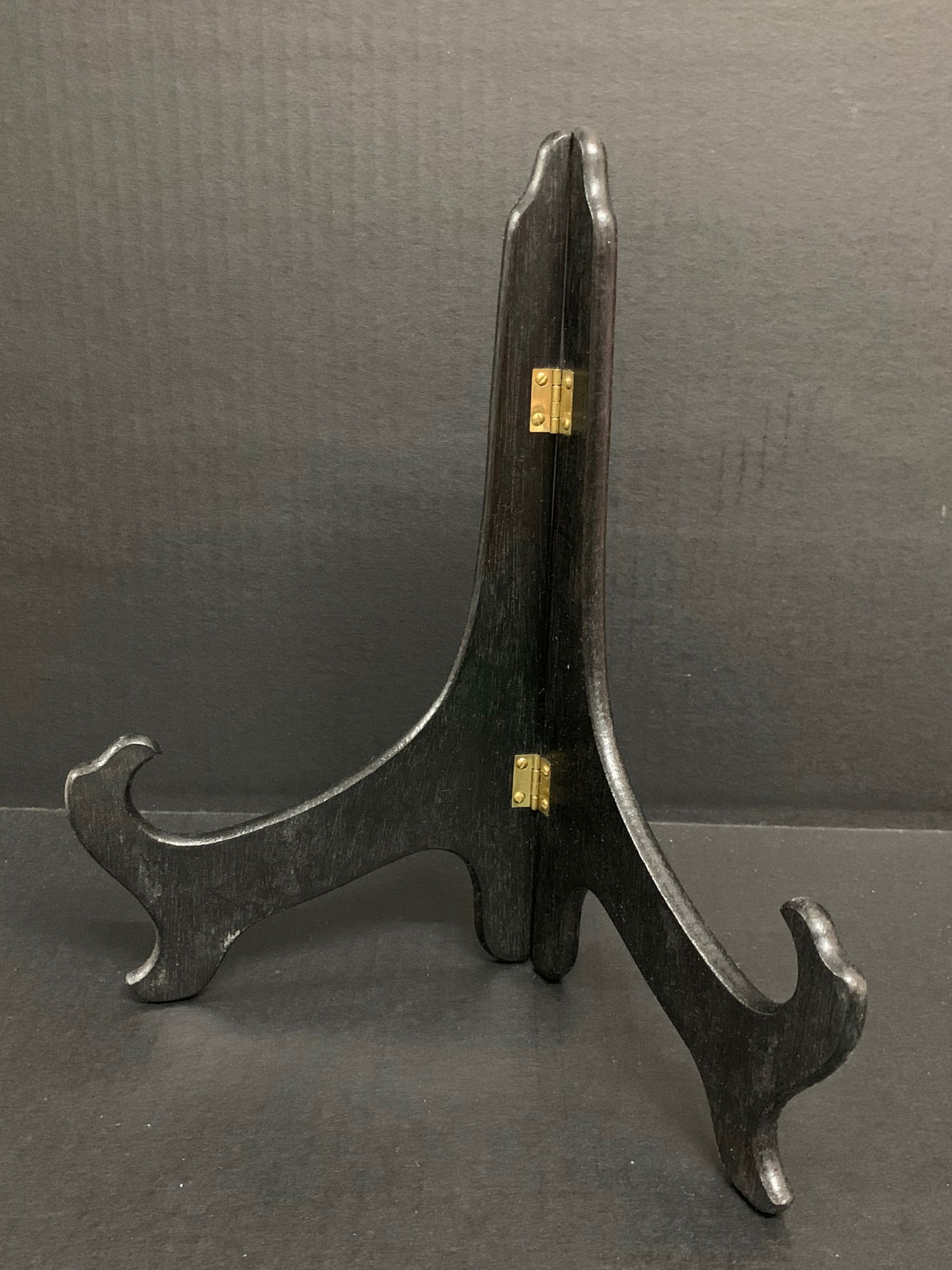 Chinese Art Wooden Plate Stand - 3