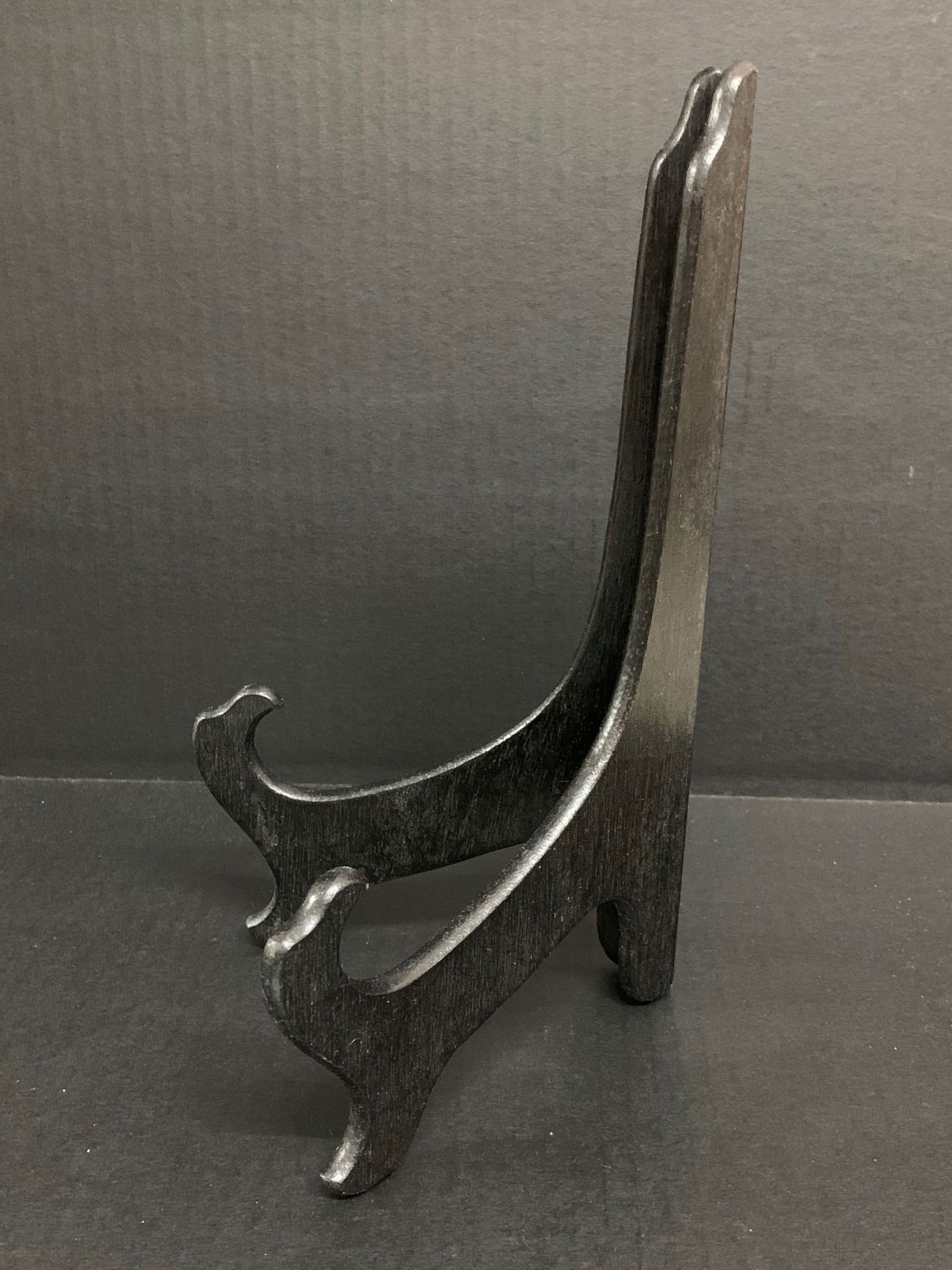 Chinese Art Wooden Plate Stand - 4