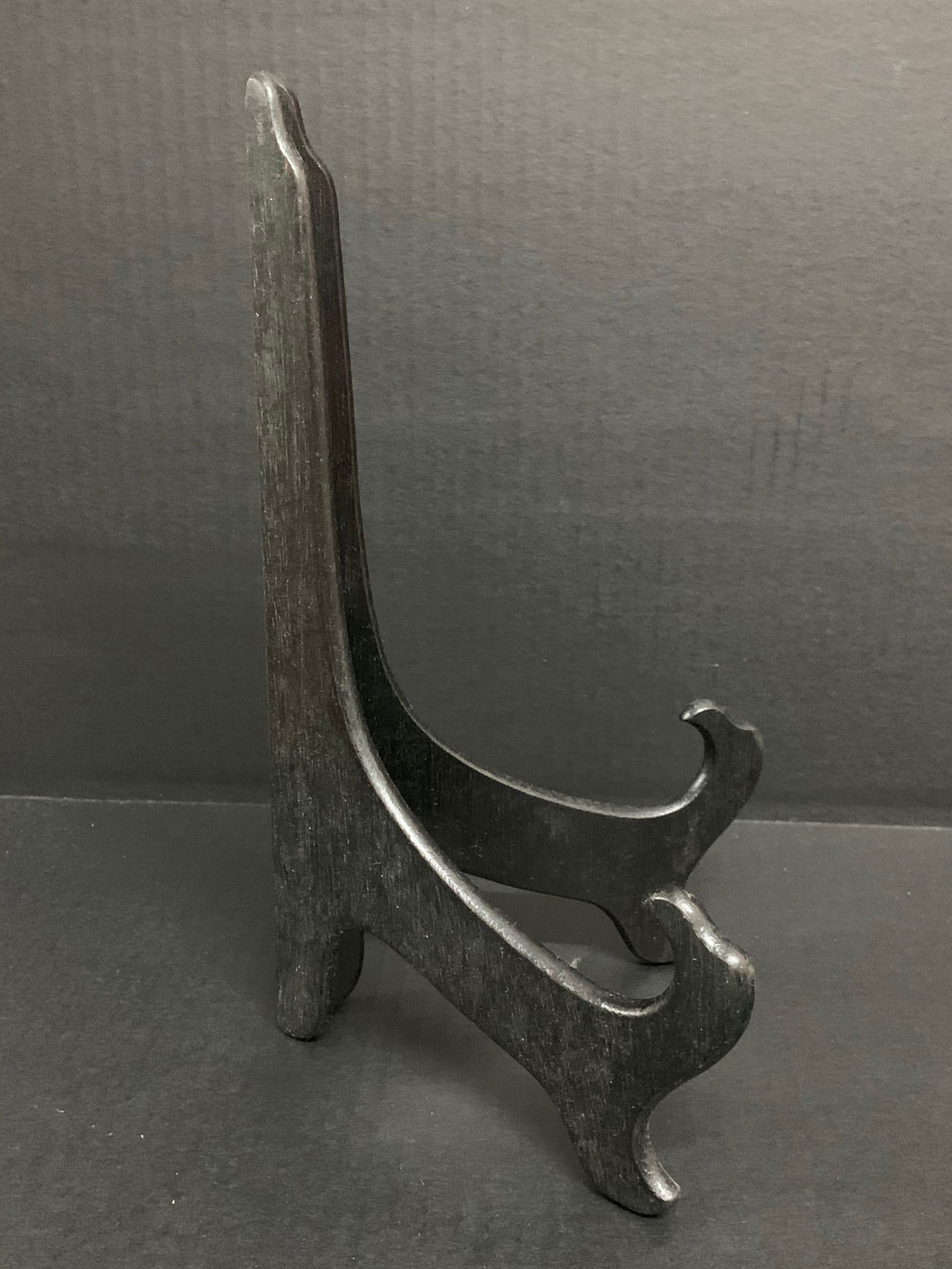 Chinese Art Wooden Plate Stand - 5