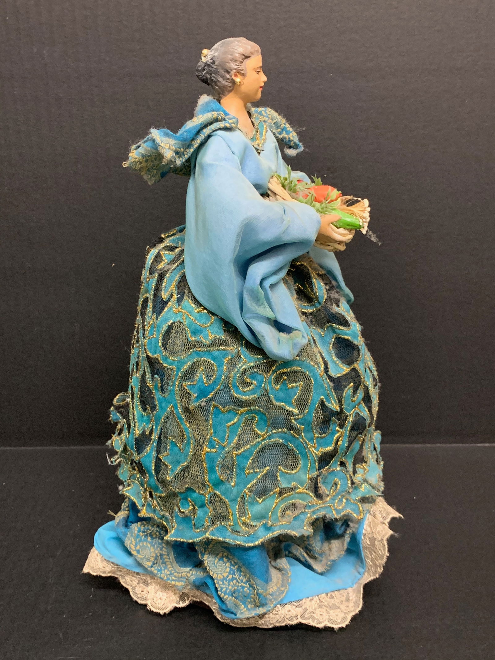 Doll with Embroidery Dress - 6