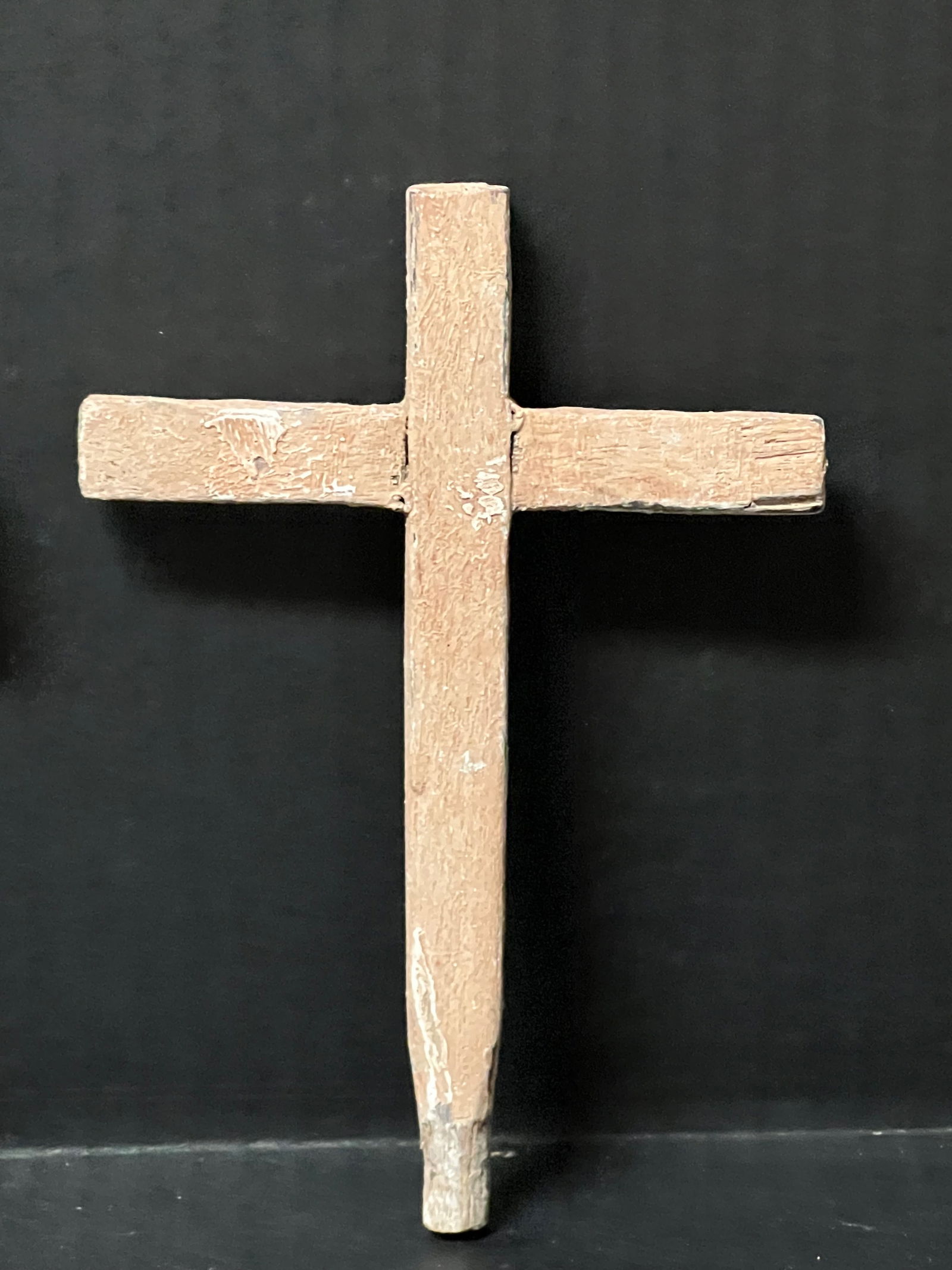 Carved Wood Miniature Cross Set of 2 - 4