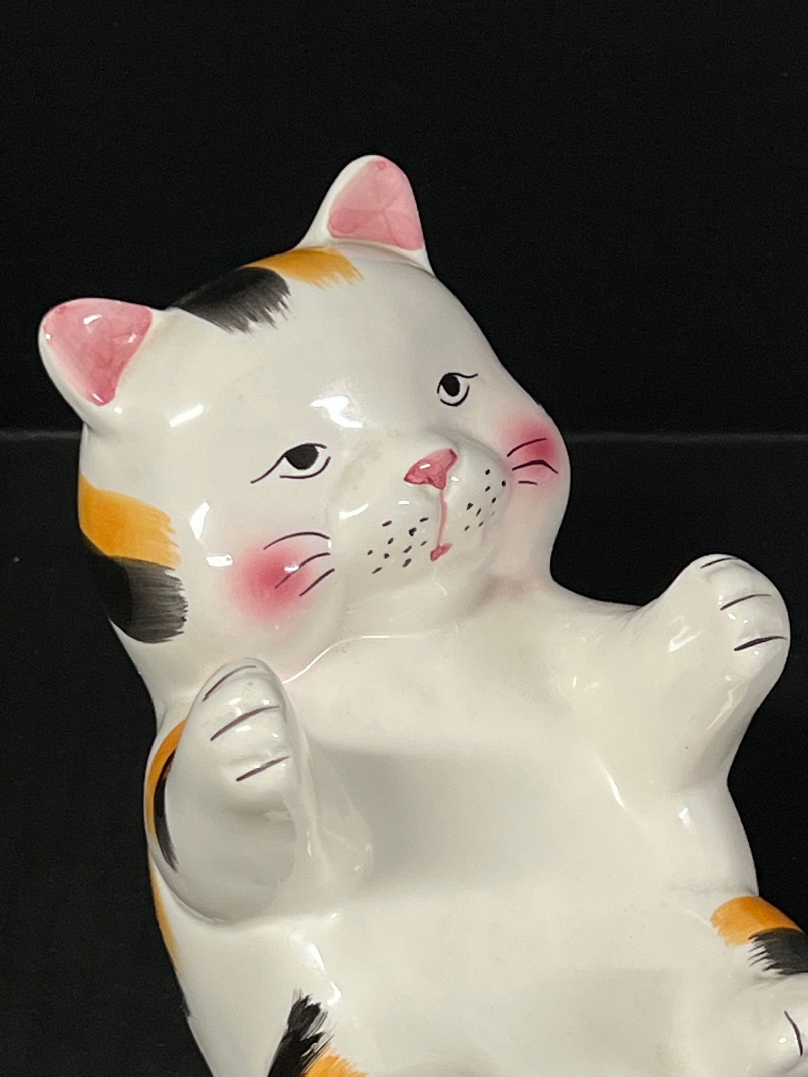 Ceramic Cat Sculpture - 2