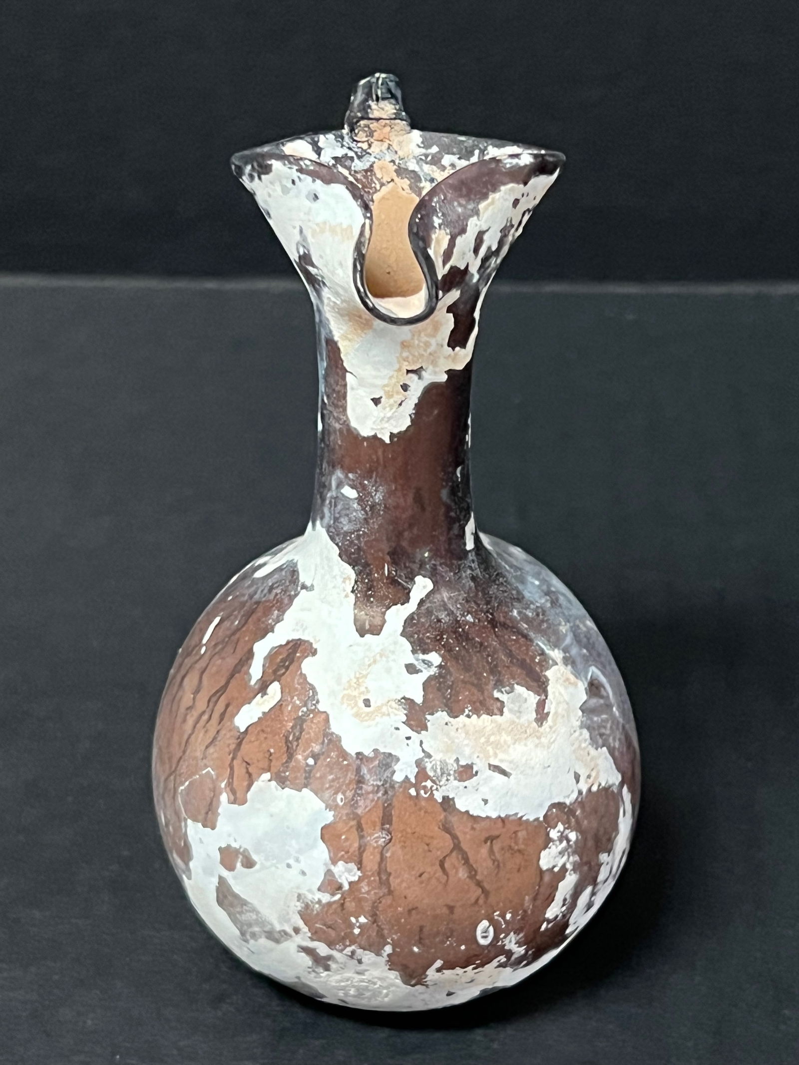 Roman Art Style Glass Bottle - 3