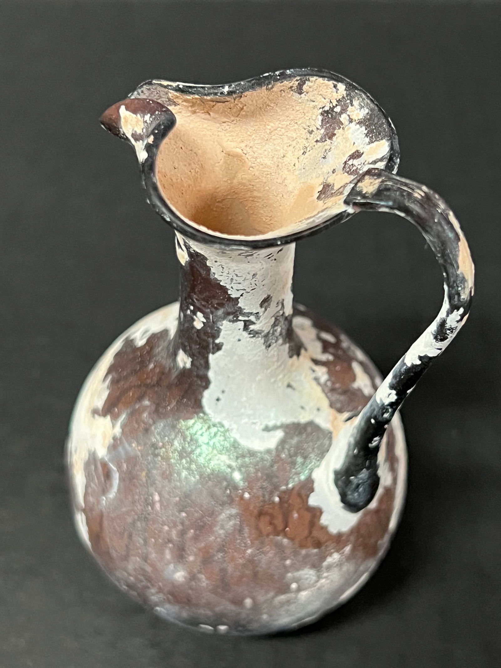 Roman Art Style Glass Bottle - 5