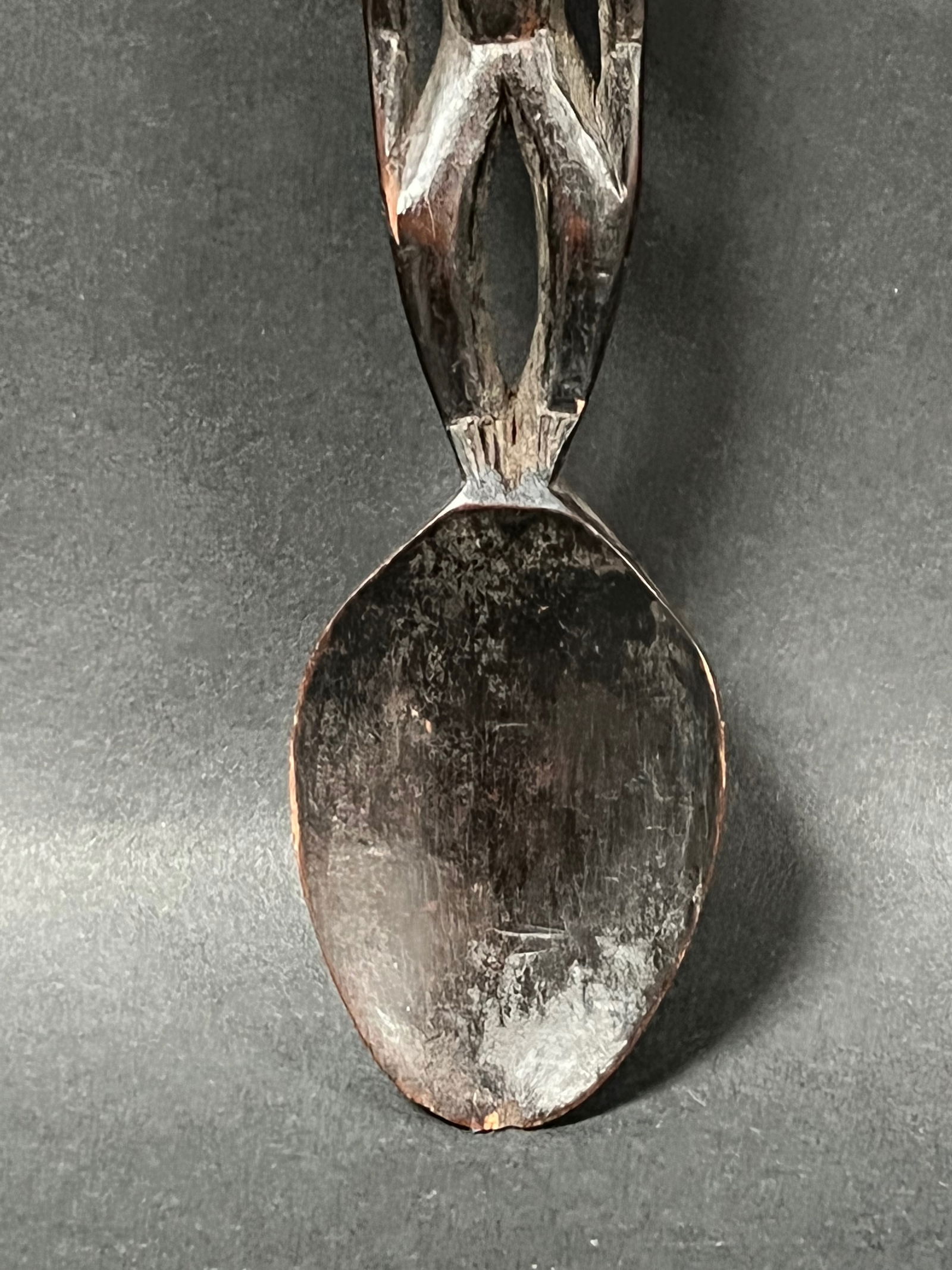 Carved Wood Tribal Art Spoon - 2