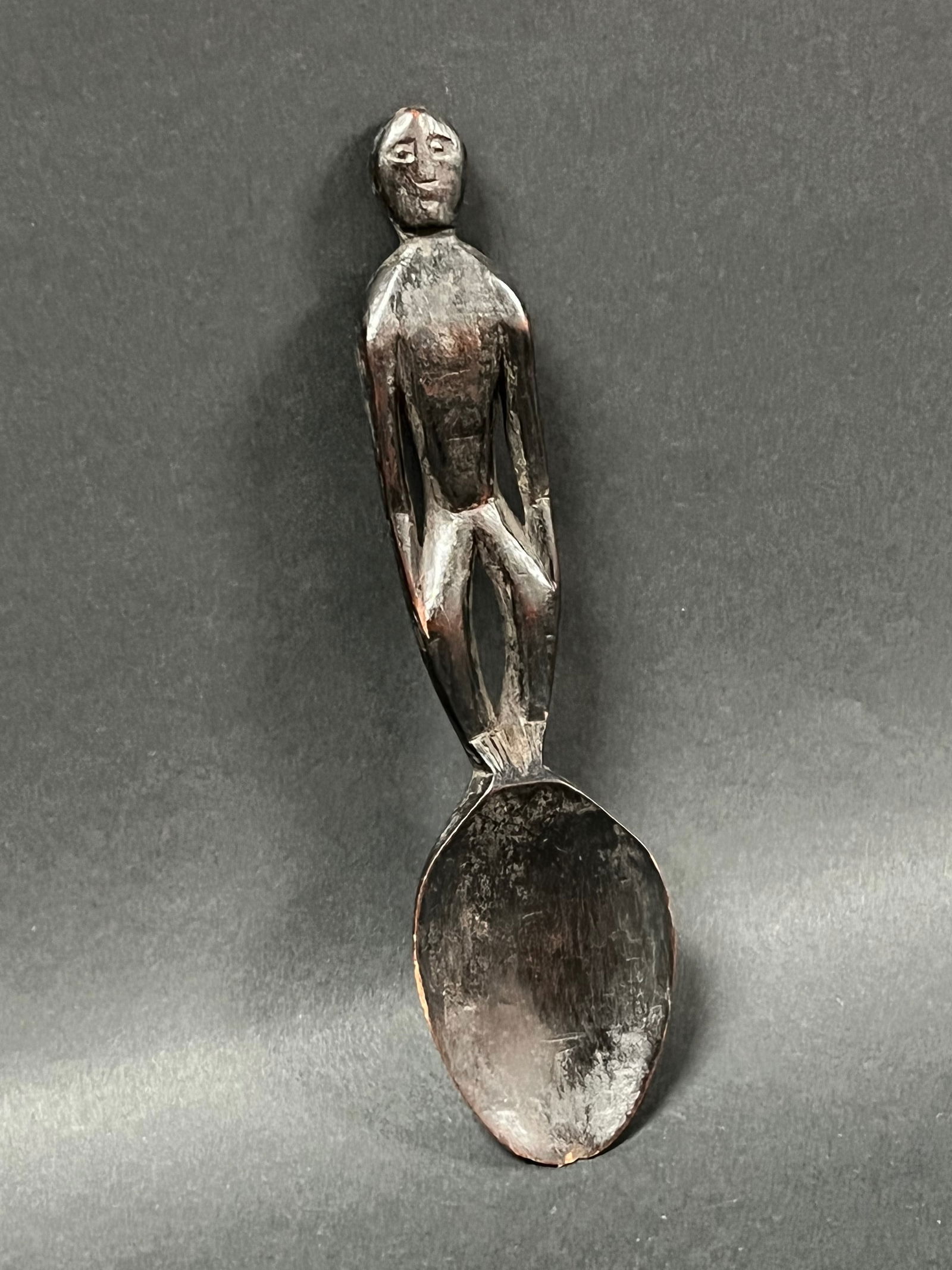 Carved Wood Tribal Art Spoon - 5