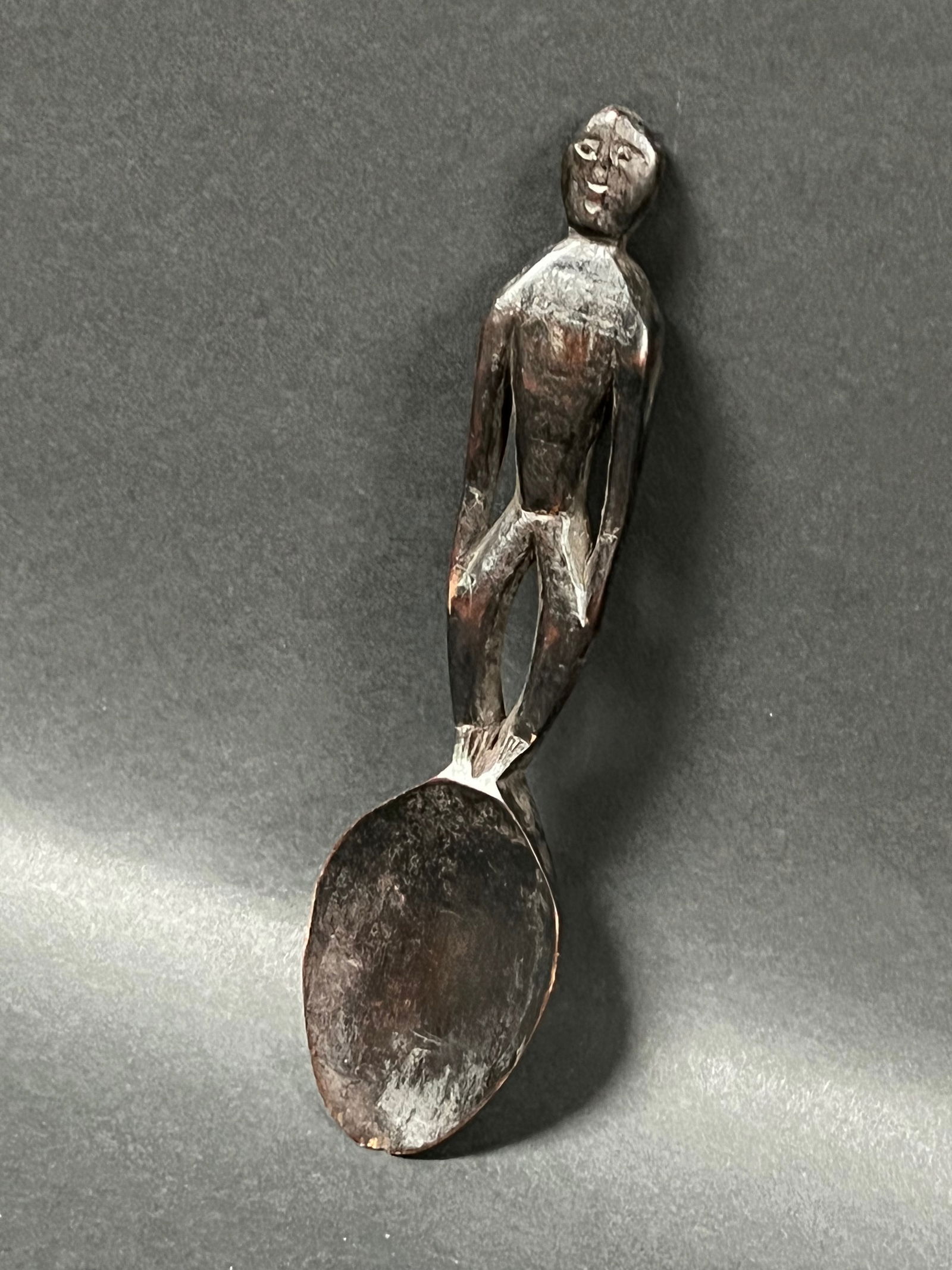 Carved Wood Tribal Art Spoon - 6