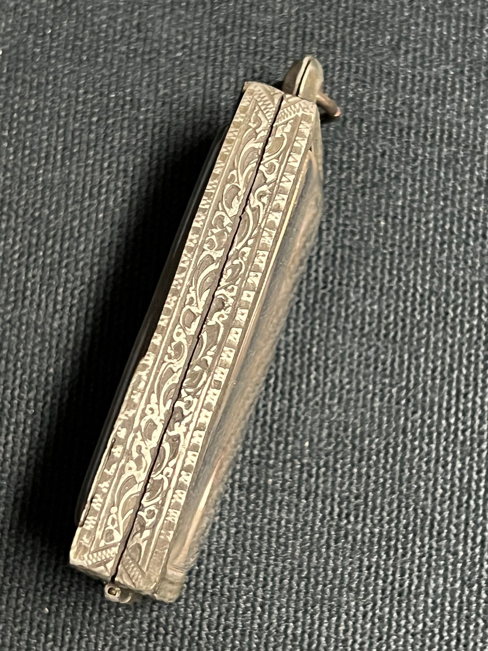 Southeast Asian Clay Buddha Amulet Pendant with Case - 6