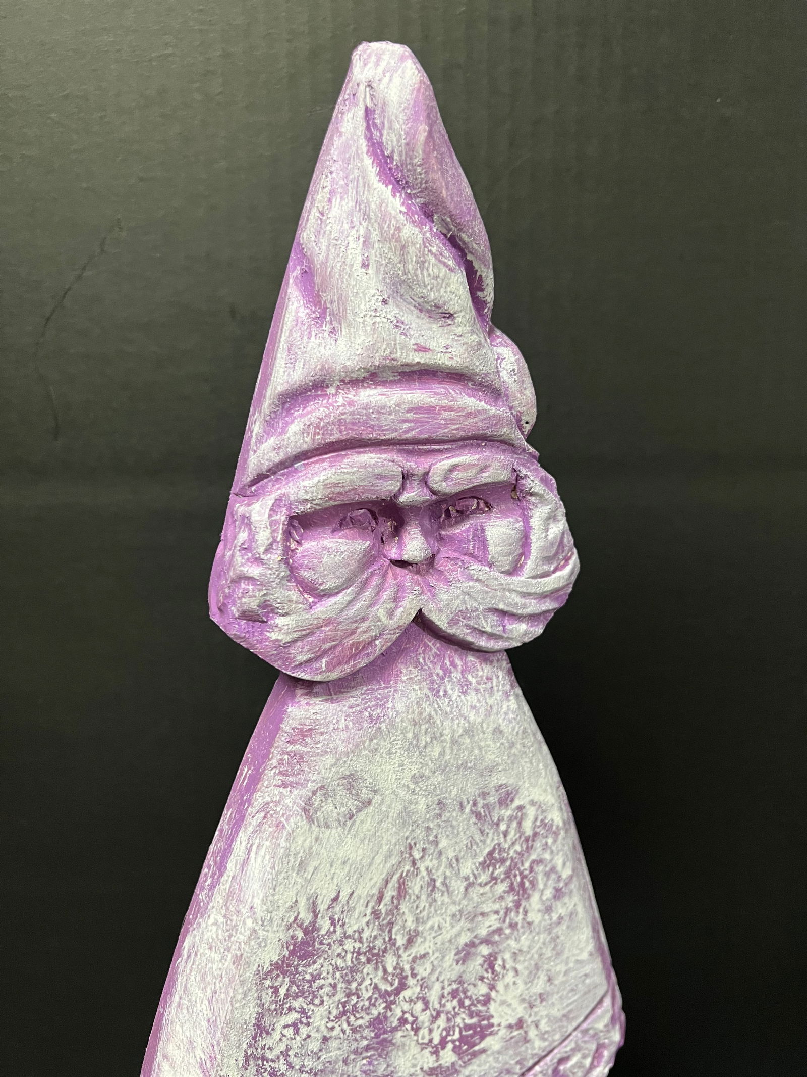 Carved Wood Christmas Tree Sculpture - 6