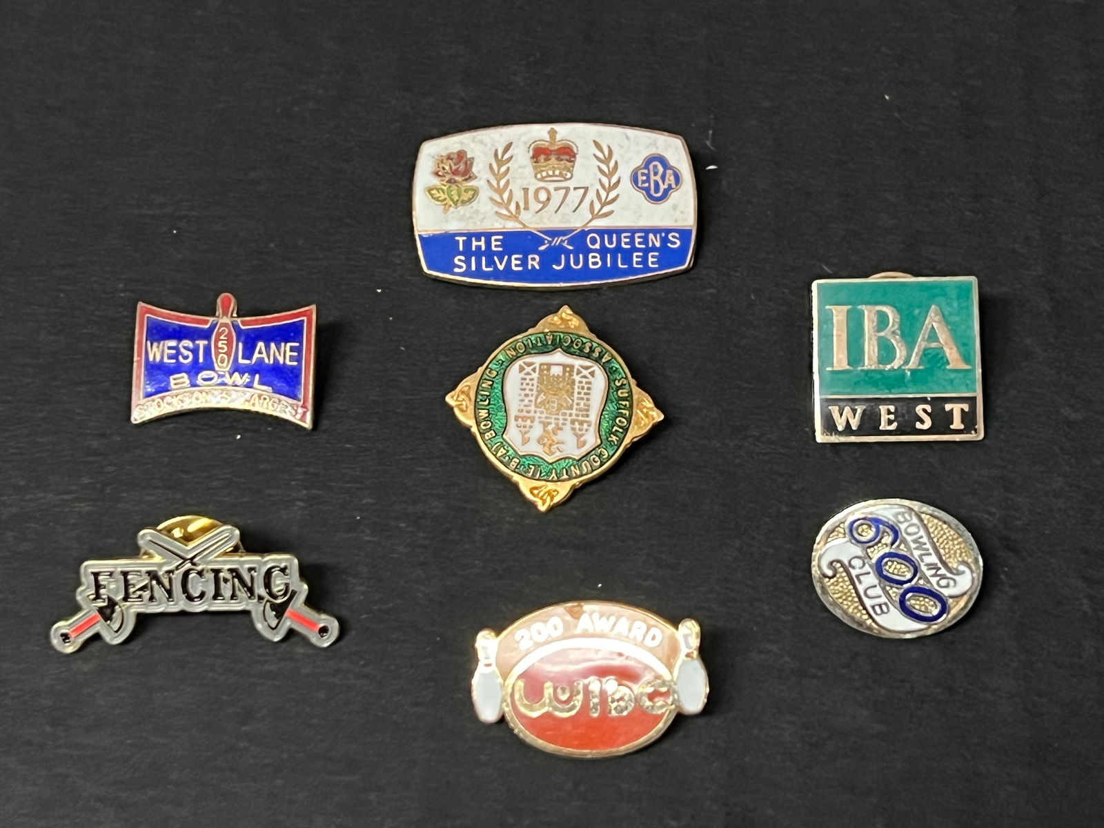 Vintage Assorted Sports Pin 7 Pcs. - 4