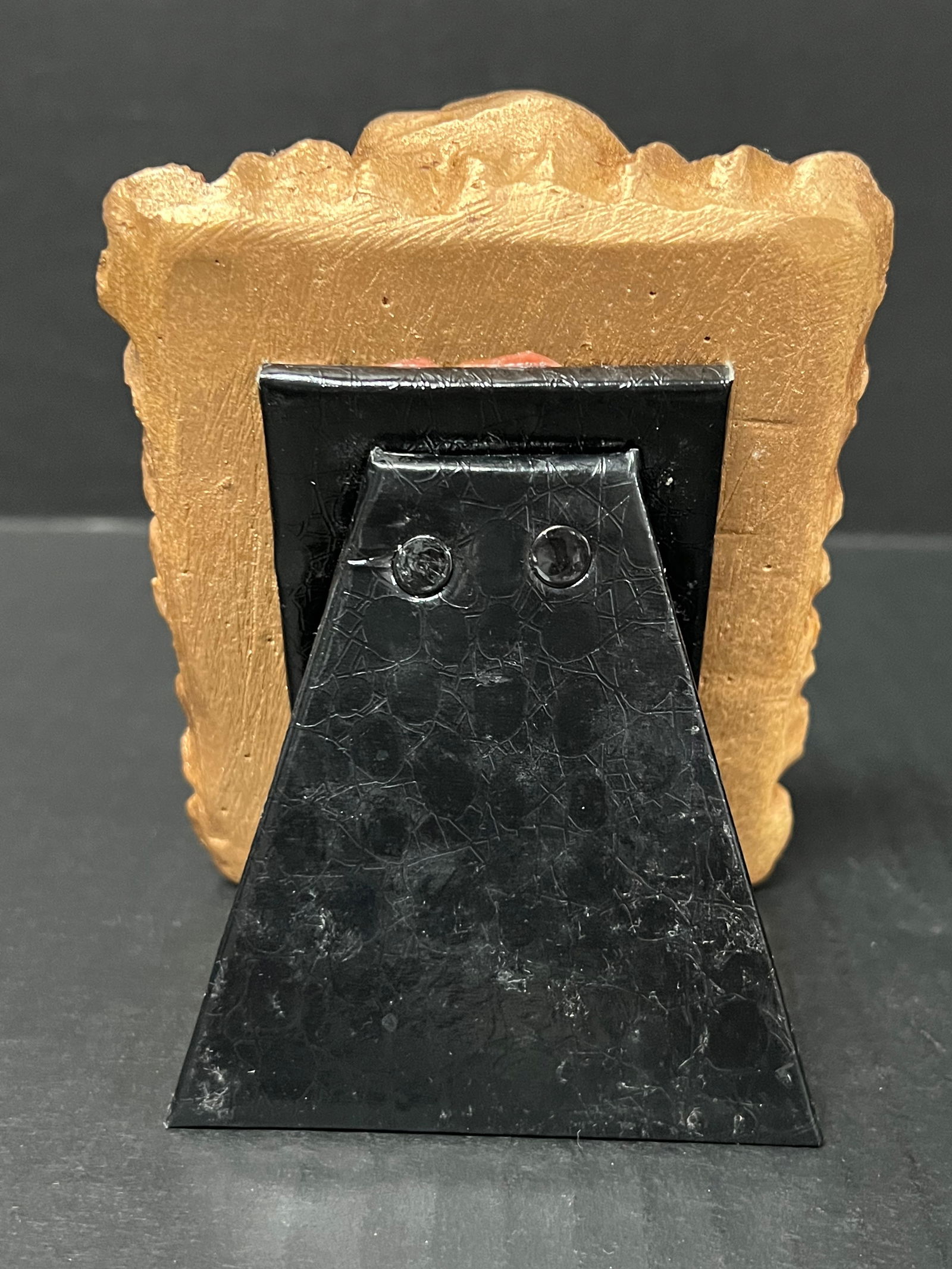 Volcanic Ash Fall Gold Painted Religious Icon - 5