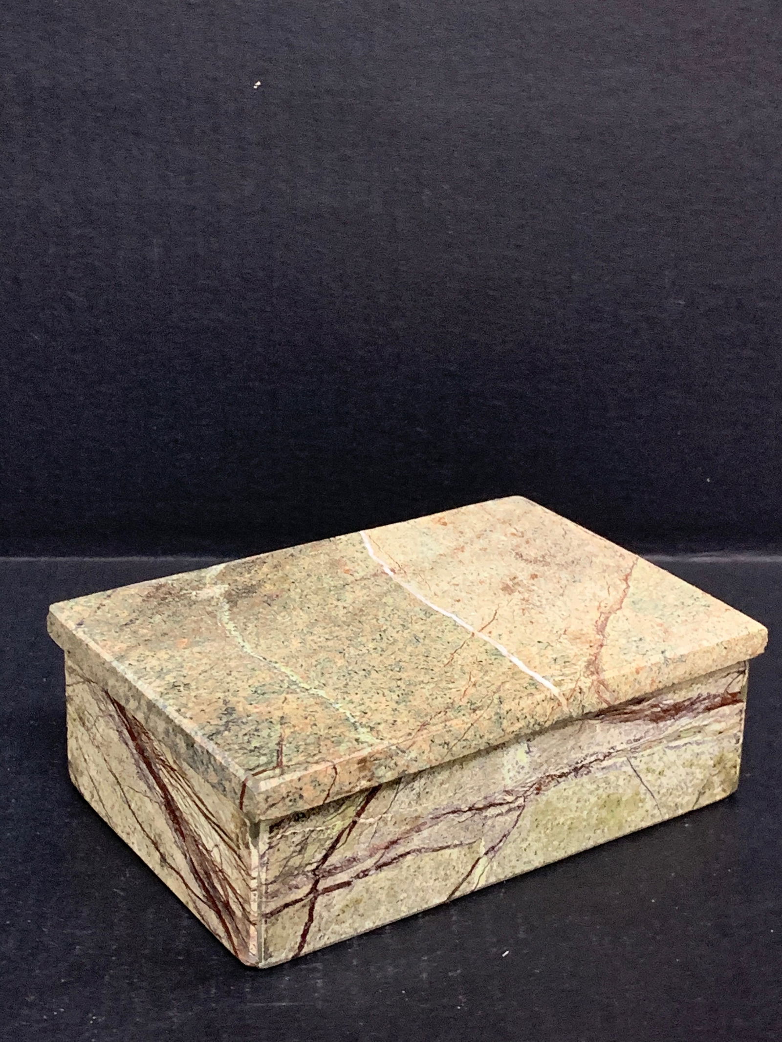 Vintage Marble Stone Jewelry Box - 4