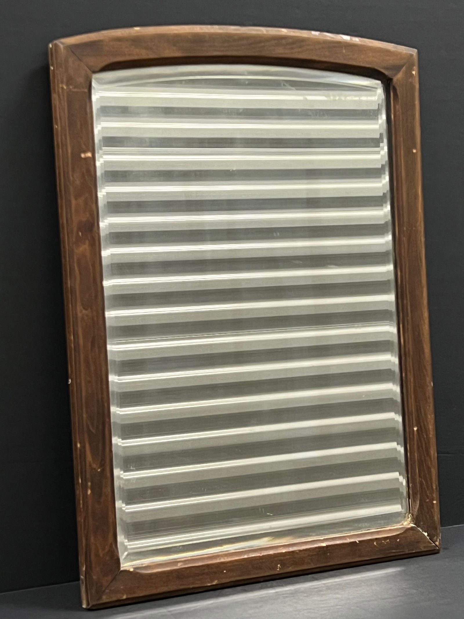 Vintage Mirror with Wooden Frame - 2