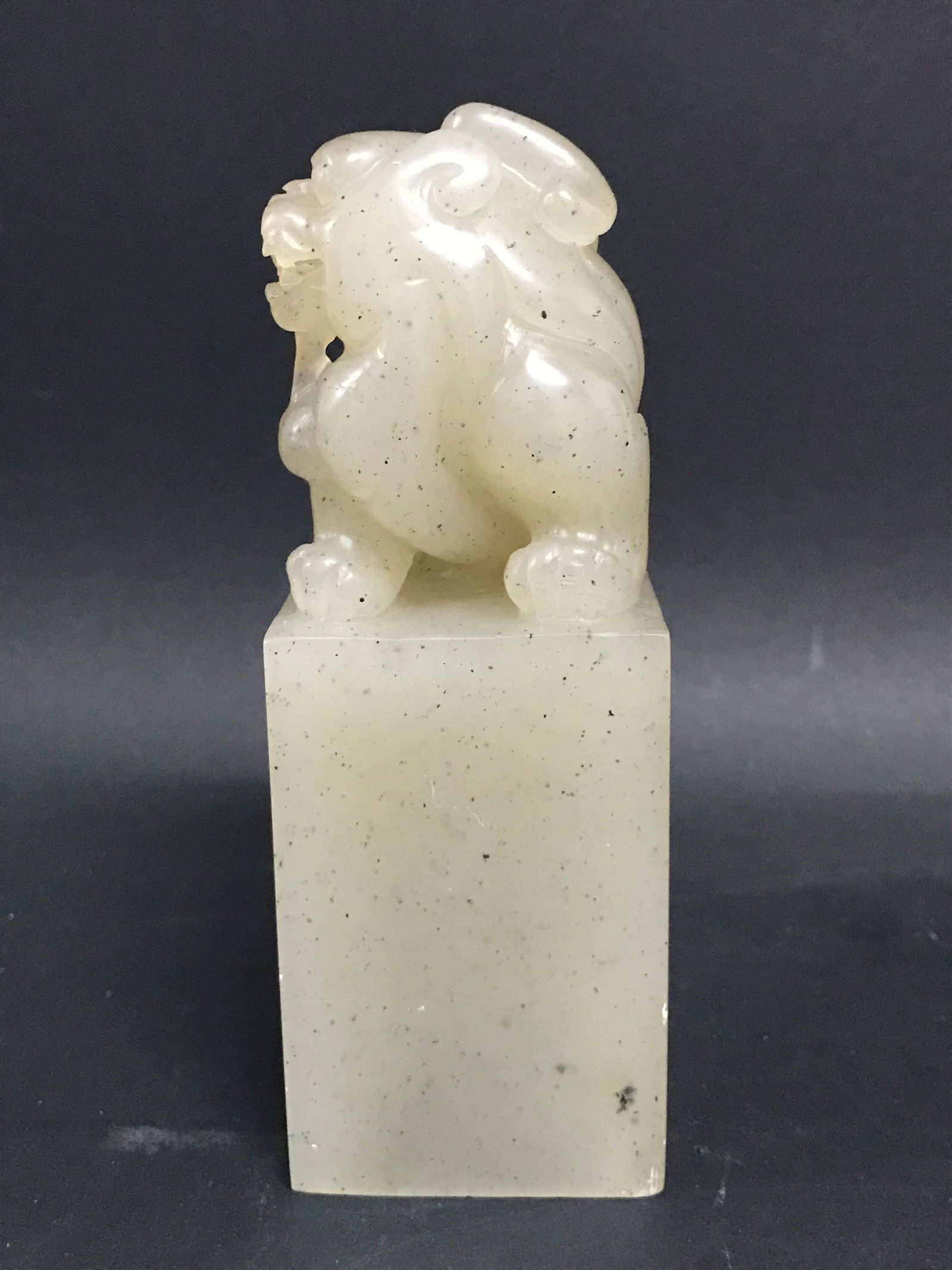 Carved Soapstone Blank Seal - 4