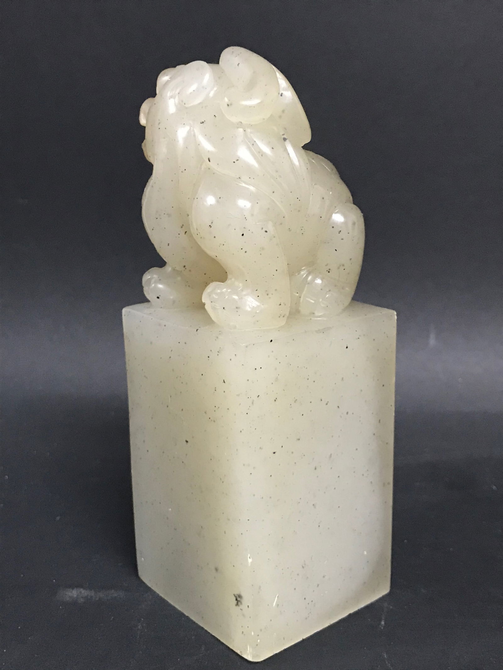 Carved Soapstone Blank Seal - 5