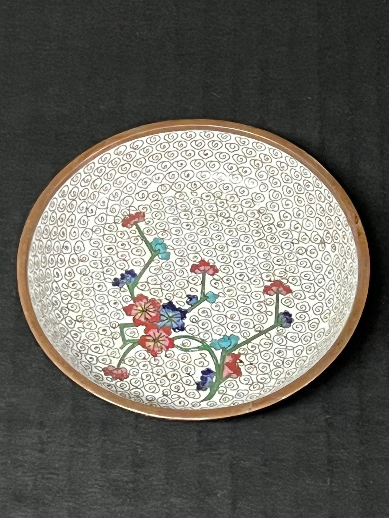 Chinese Cloisonne Saucer - 2