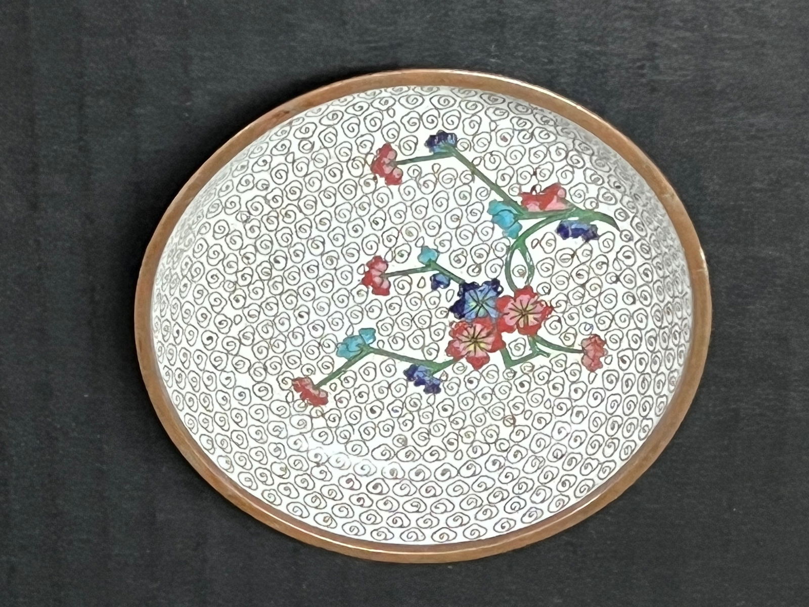 Chinese Cloisonne Saucer - 4