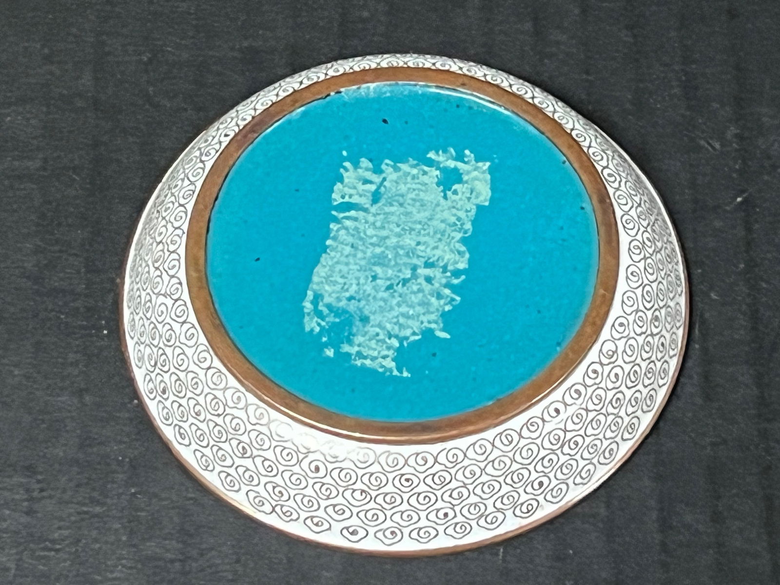 Chinese Cloisonne Saucer - 6