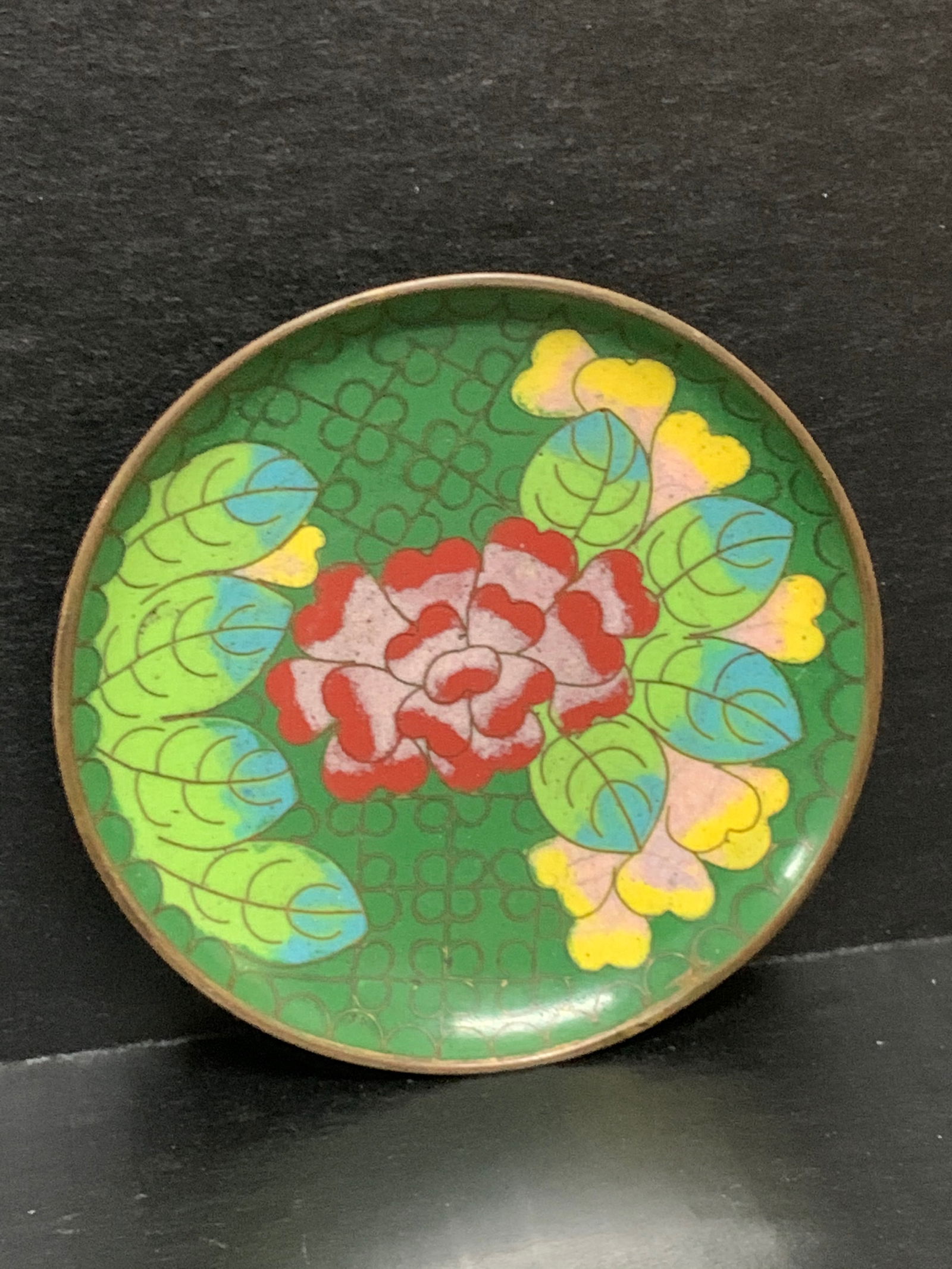 Chinese Cloisonne Saucer - 3
