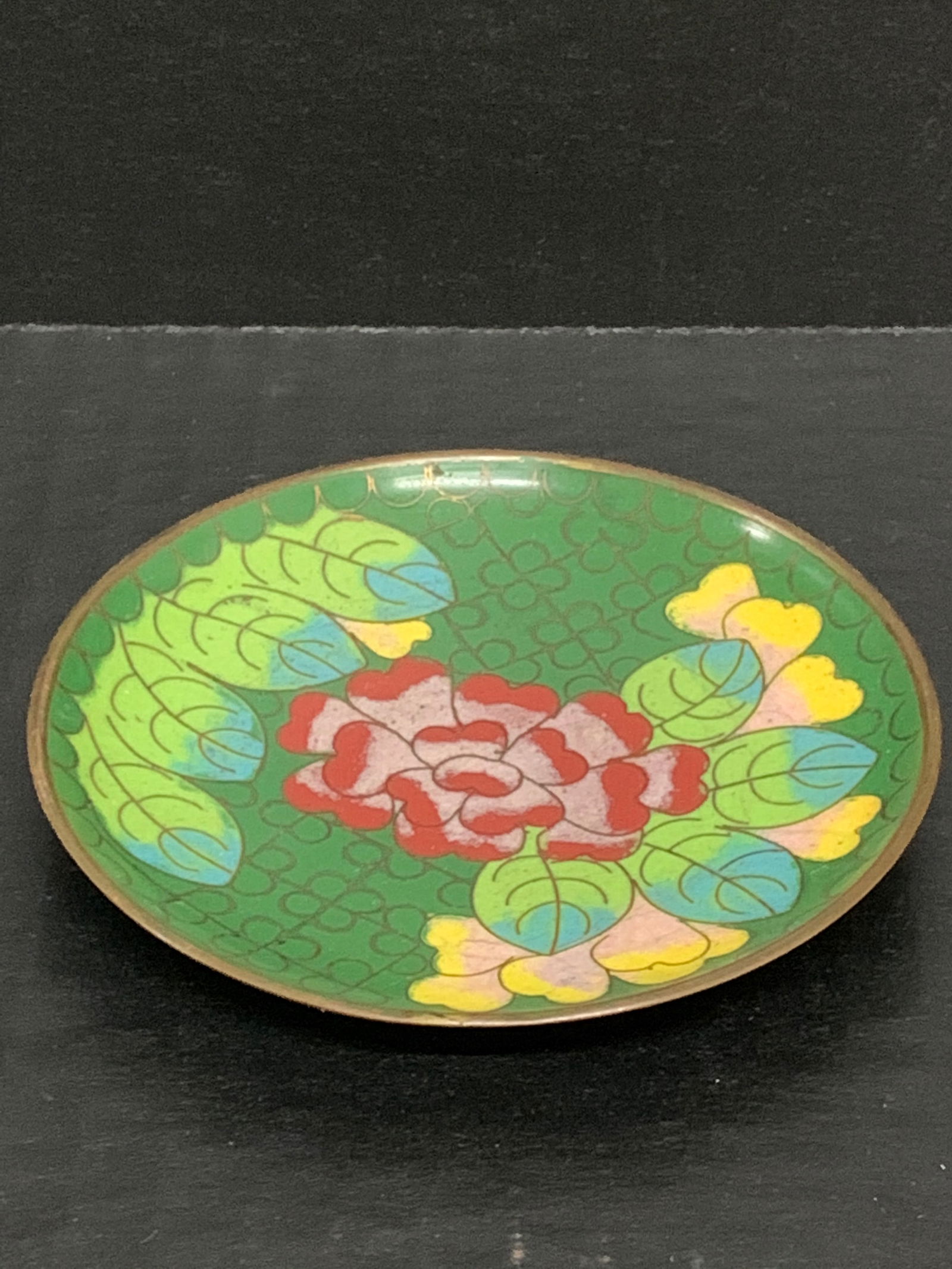 Chinese Cloisonne Saucer - 4