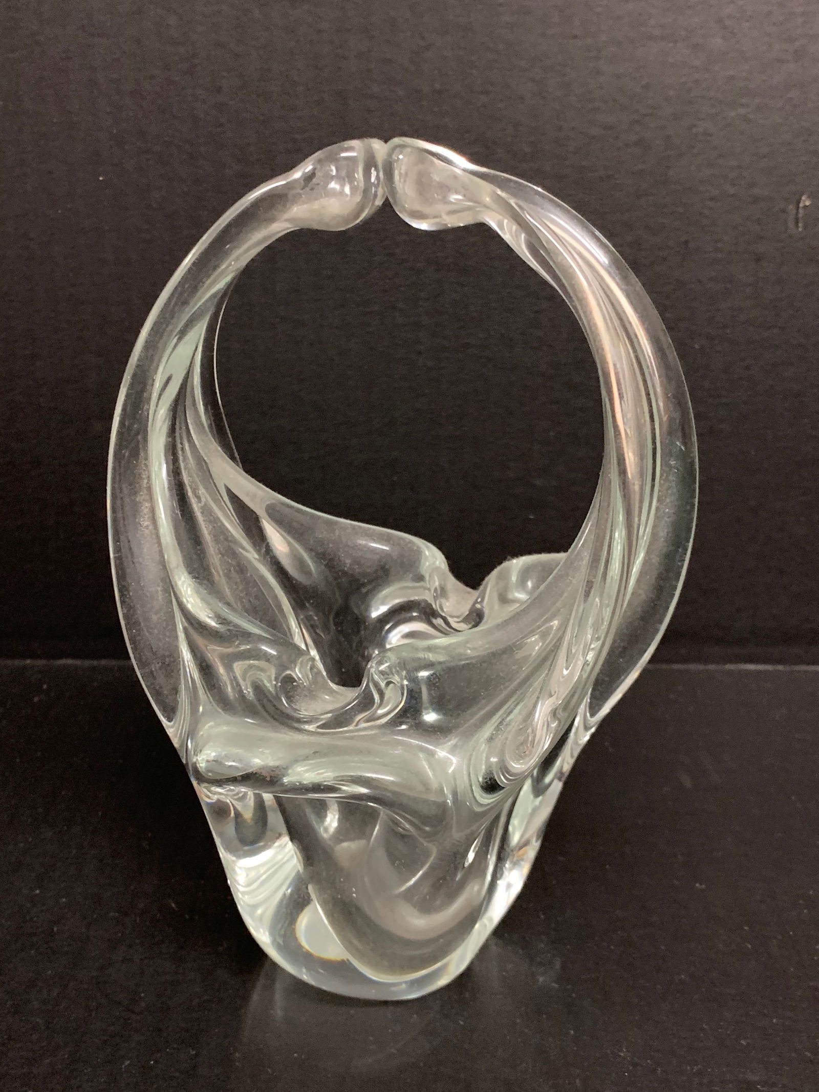 Decorative Art Glass Candy Basket - 2