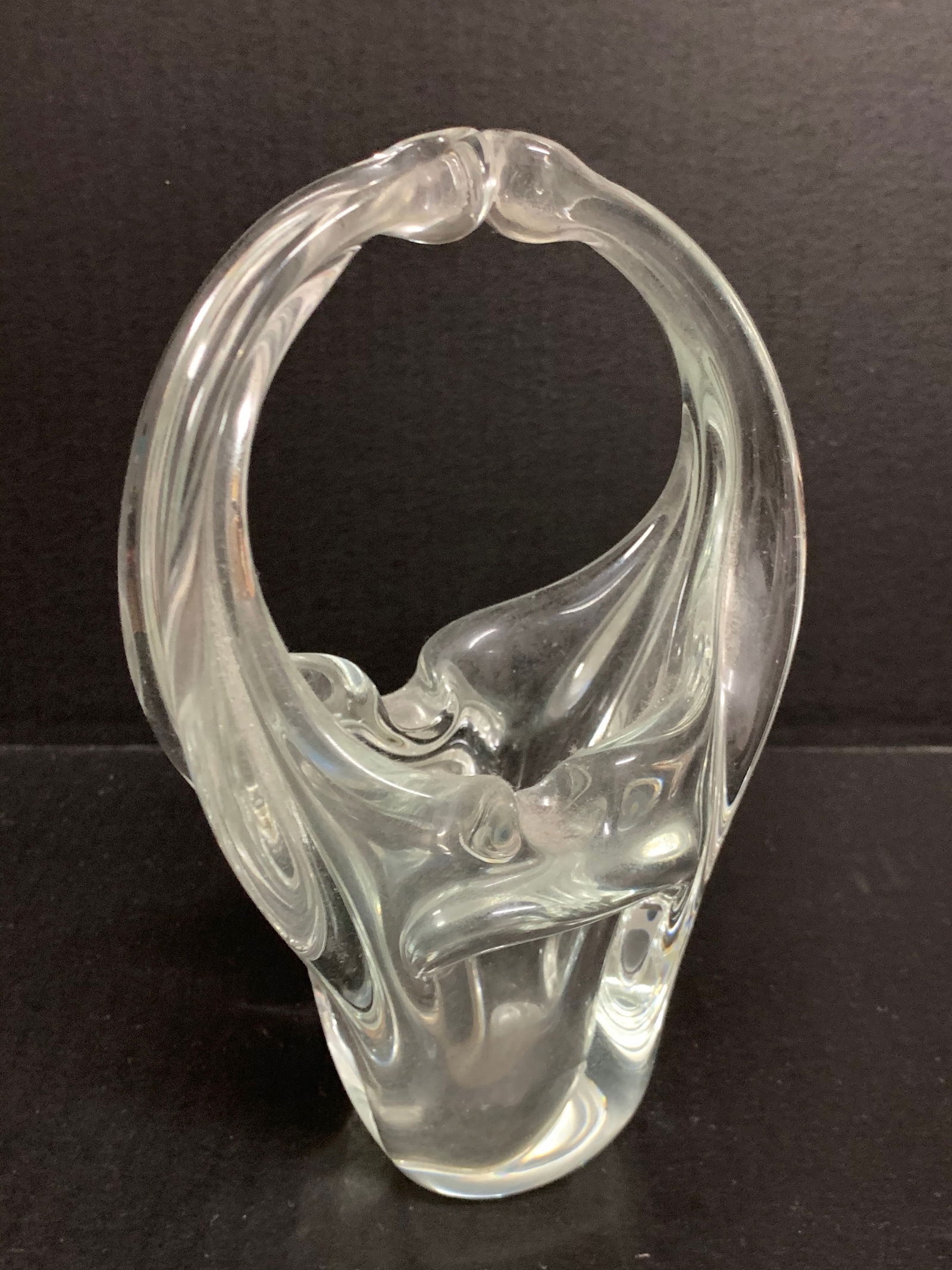 Decorative Art Glass Candy Basket - 4