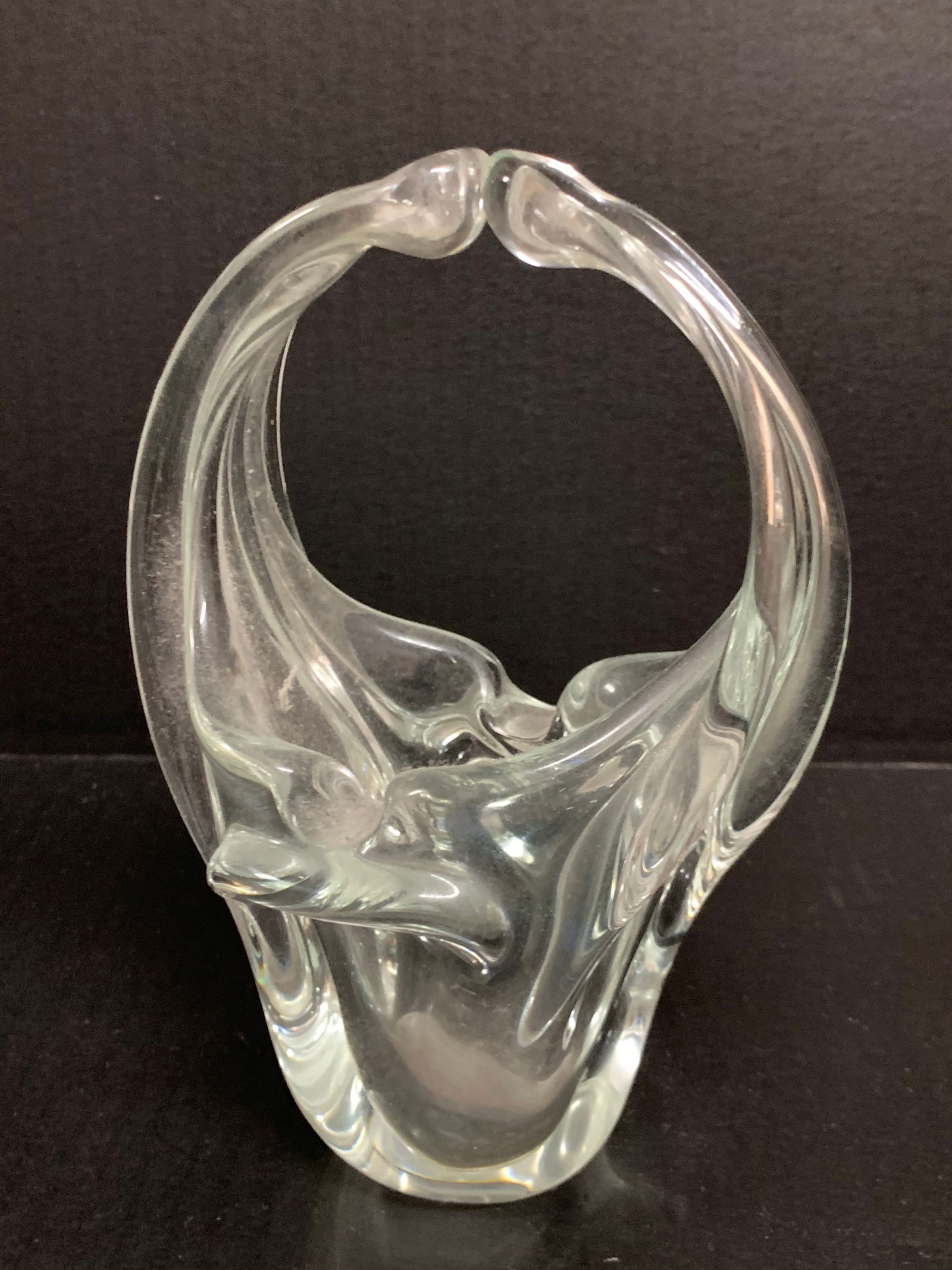 Decorative Art Glass Candy Basket - 5