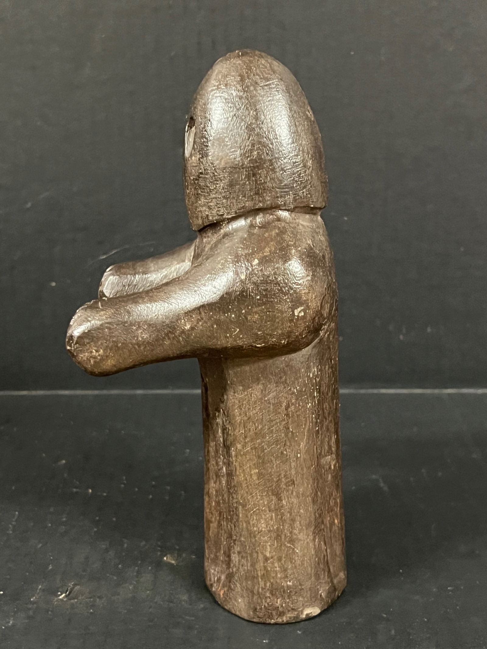 Carved Wood Ghost Sculpture - 5