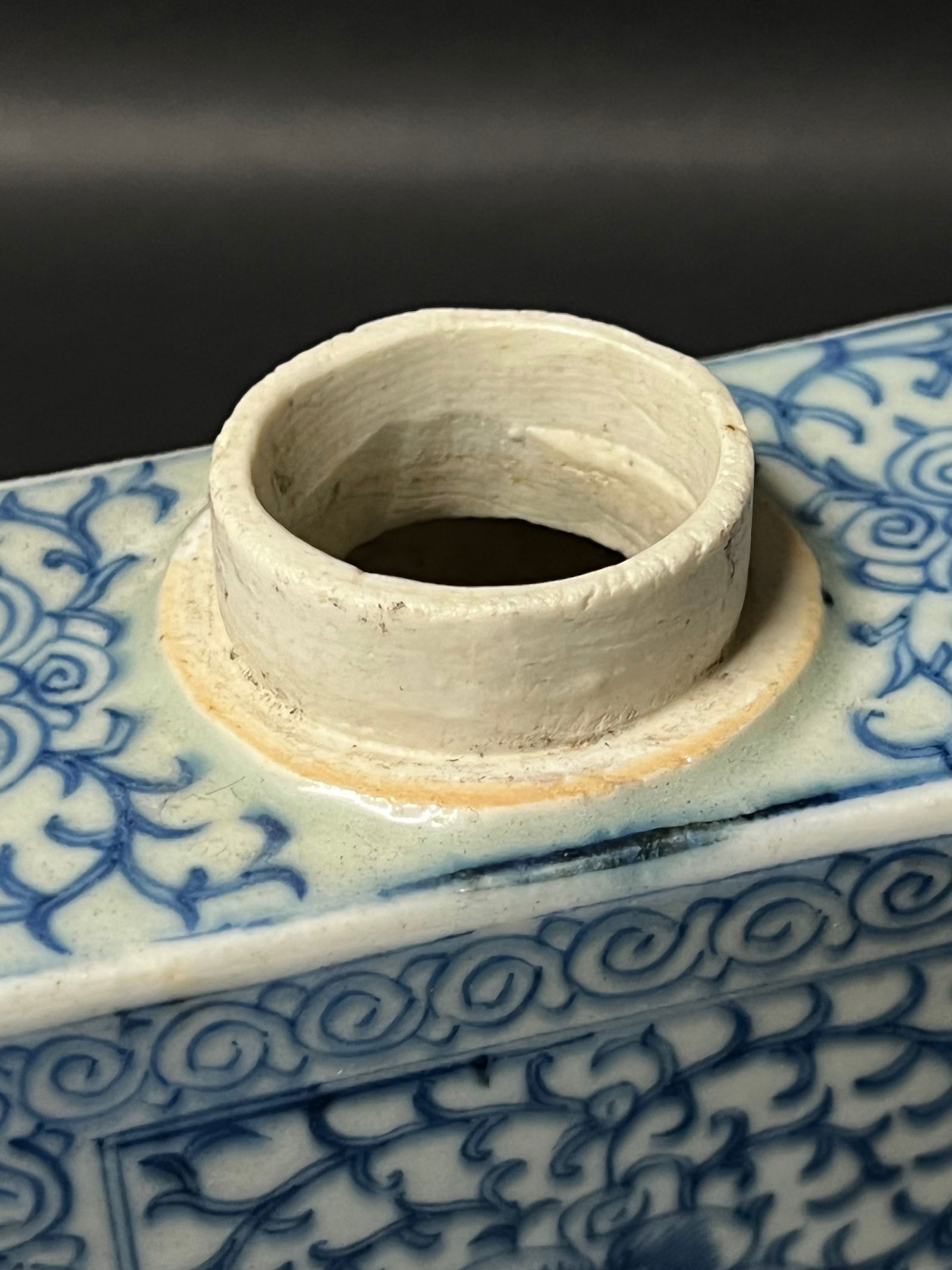 Chinese Porceain Blue and White Tea Caddy - 8