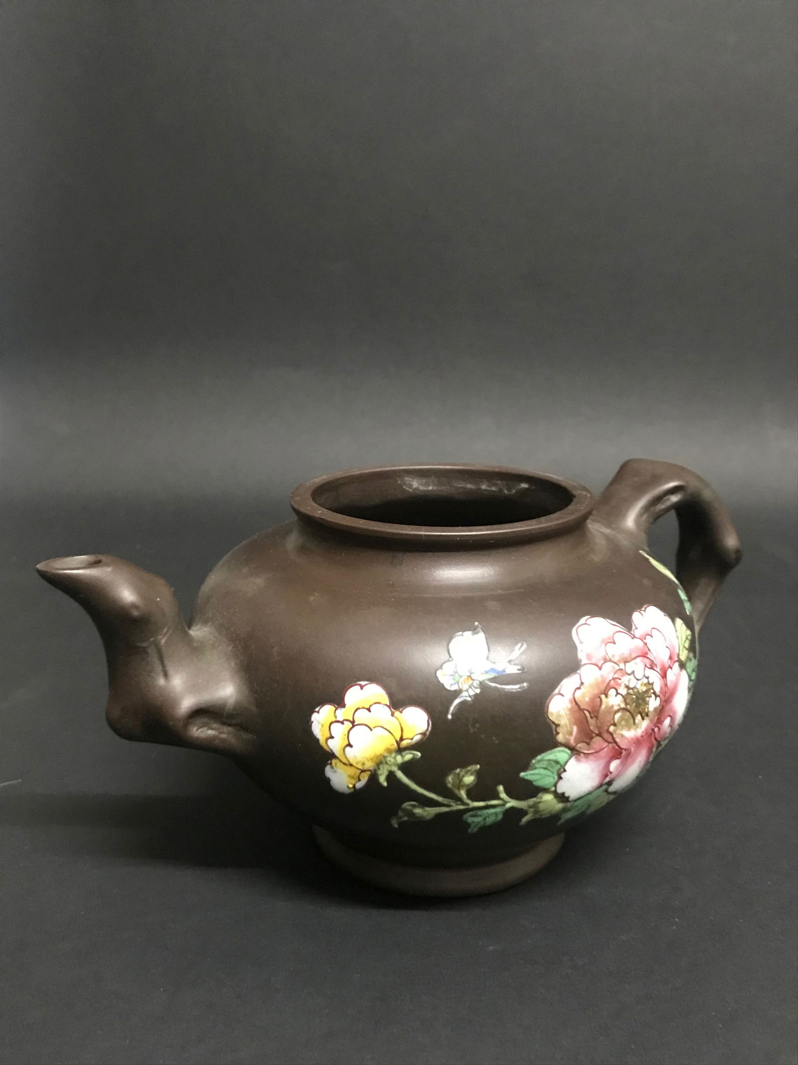 Chinese Art Yixing Clay Tea Pot No cover - 2