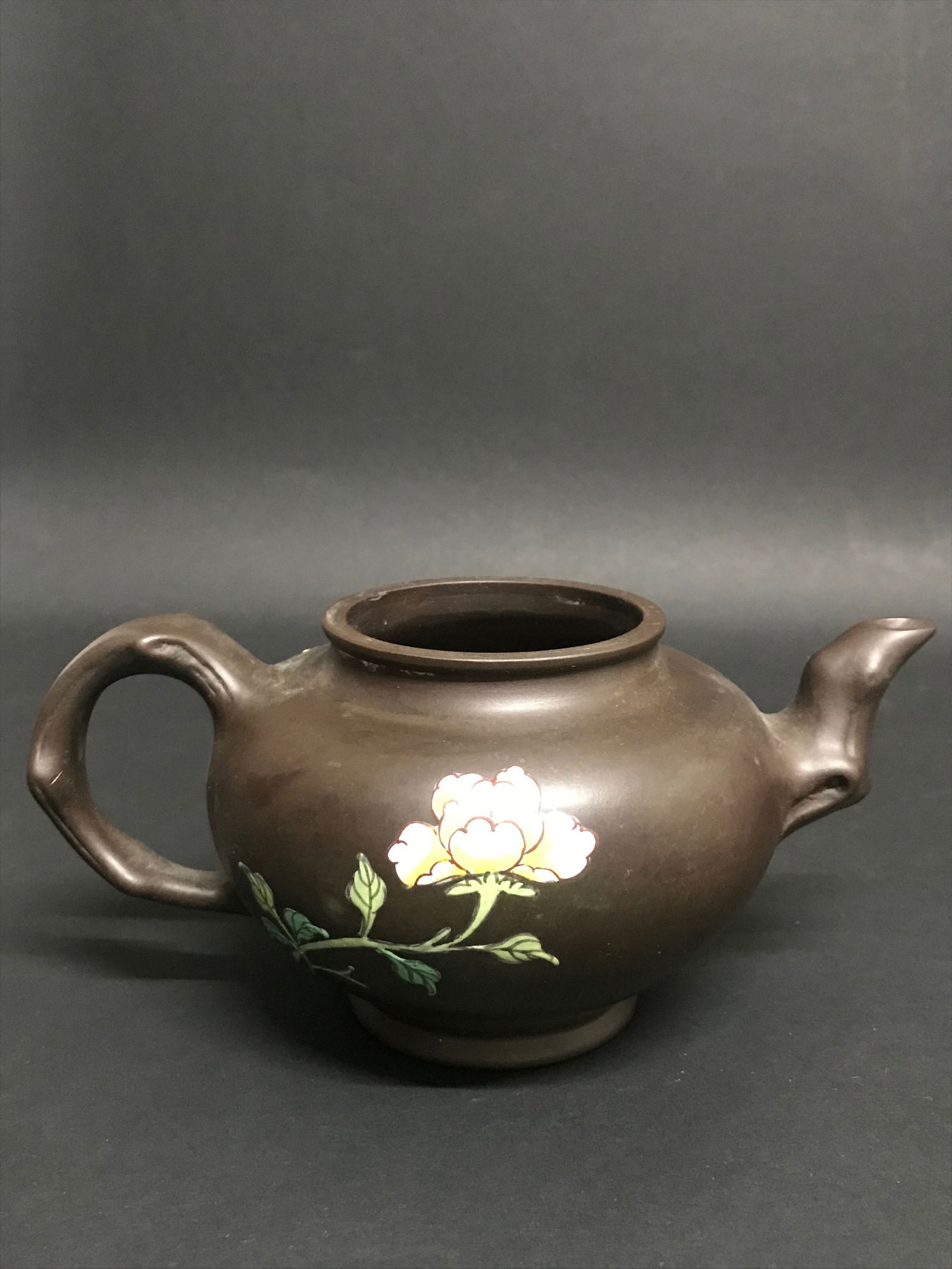 Chinese Art Yixing Clay Tea Pot No cover - 4