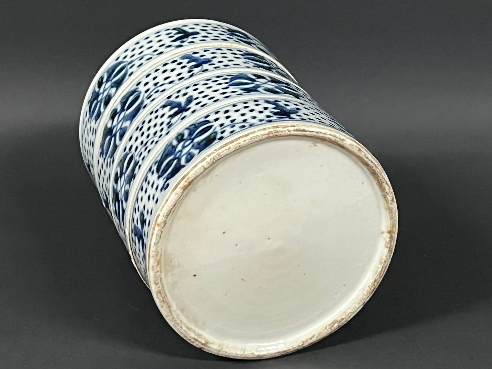 Chinese Porcelain Blue and White Stackable Box - 8