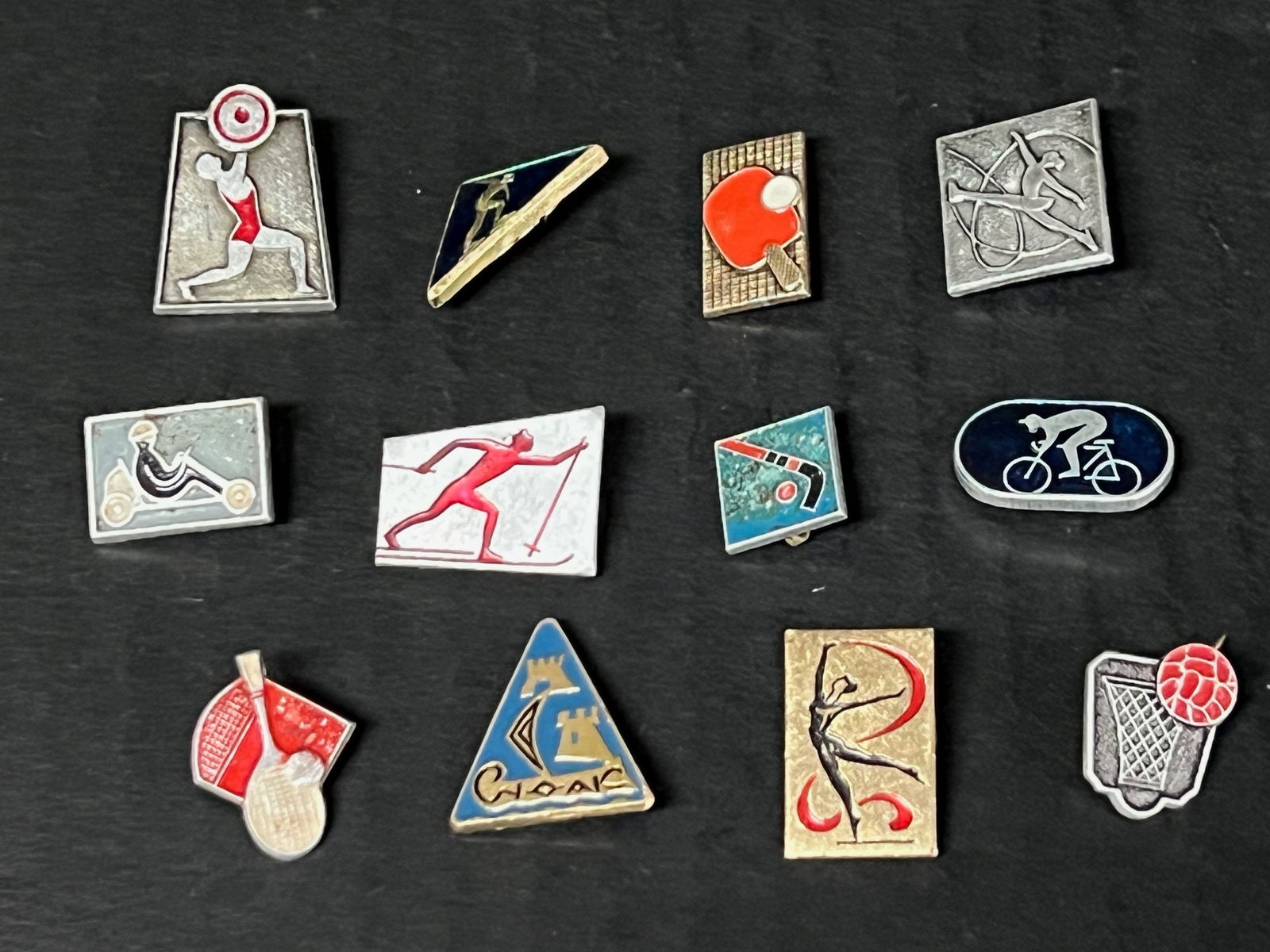 Vintage Assoretd Sports Pin 12 Pcs. - 2