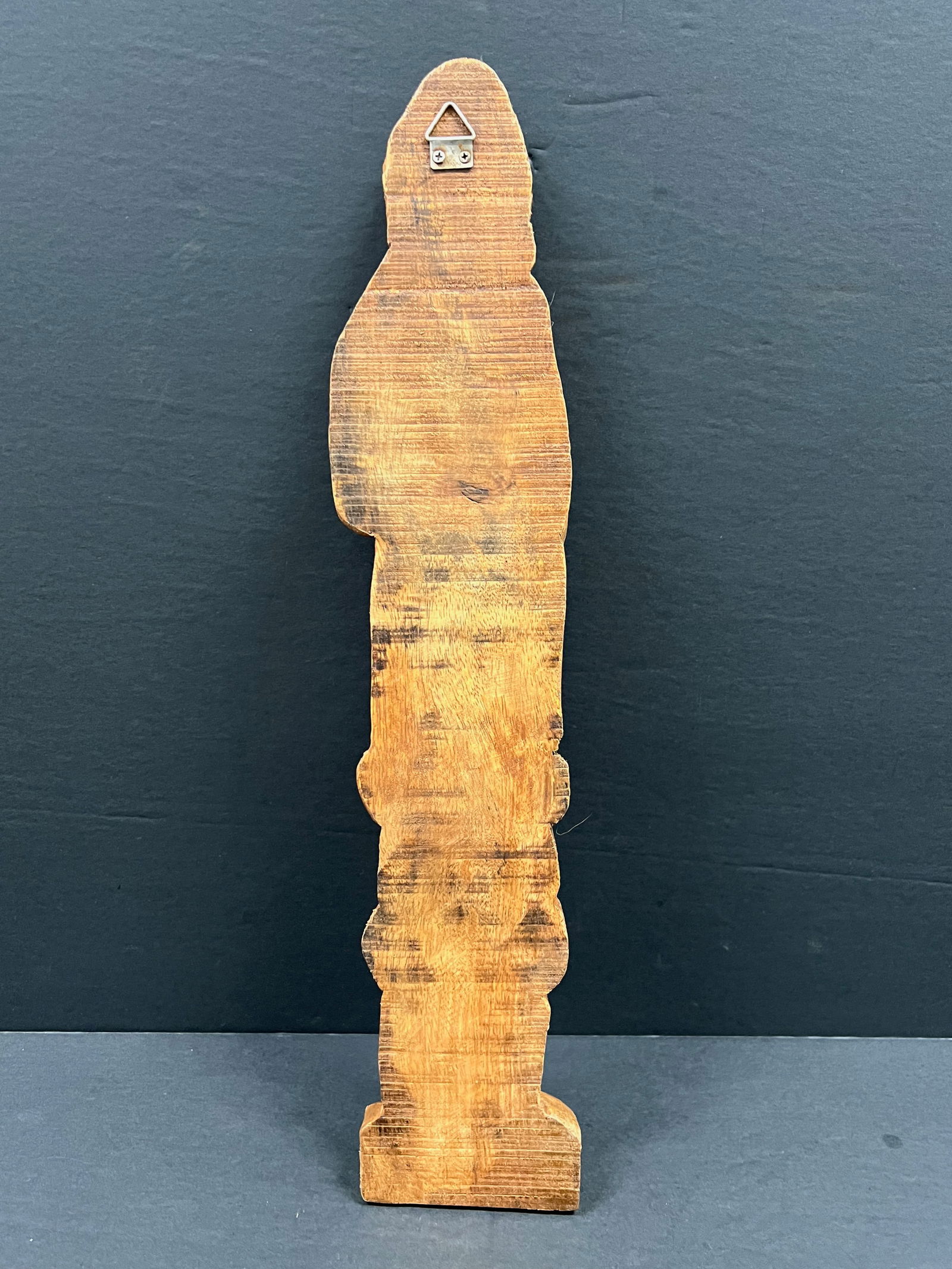 Carved Wood Santa Claus Wall Plaque Sculpture - 6