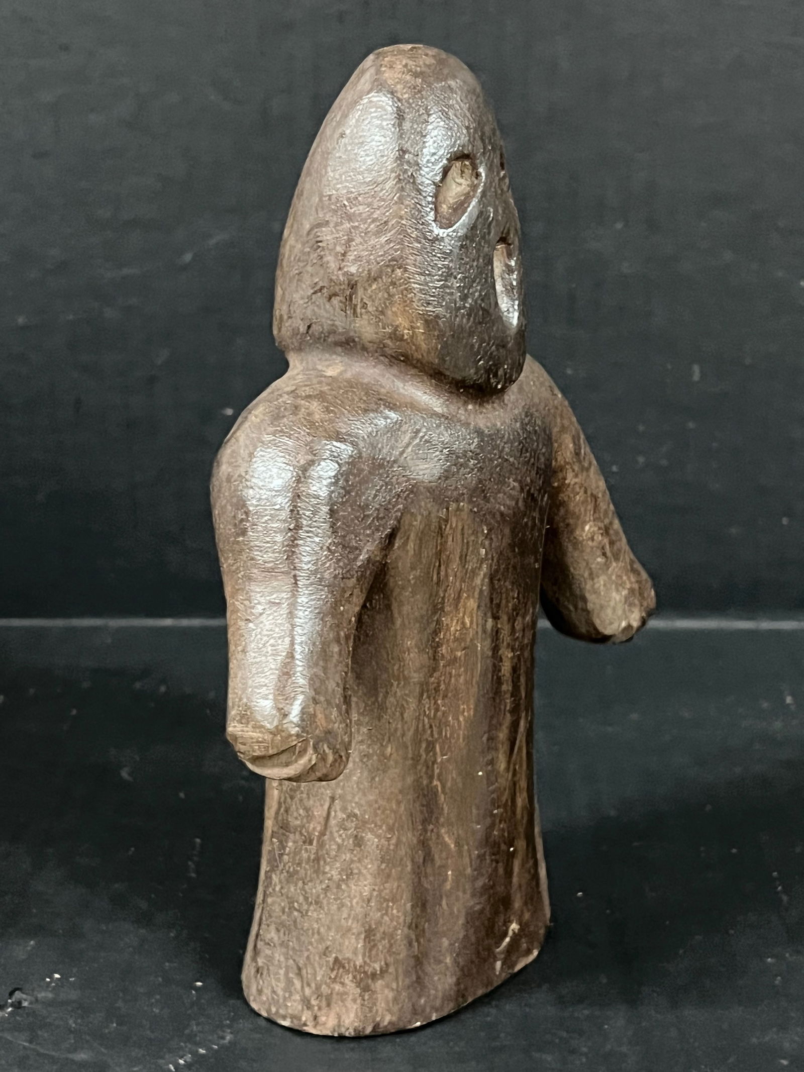 Carved Wood Ghost Sculpture - 3