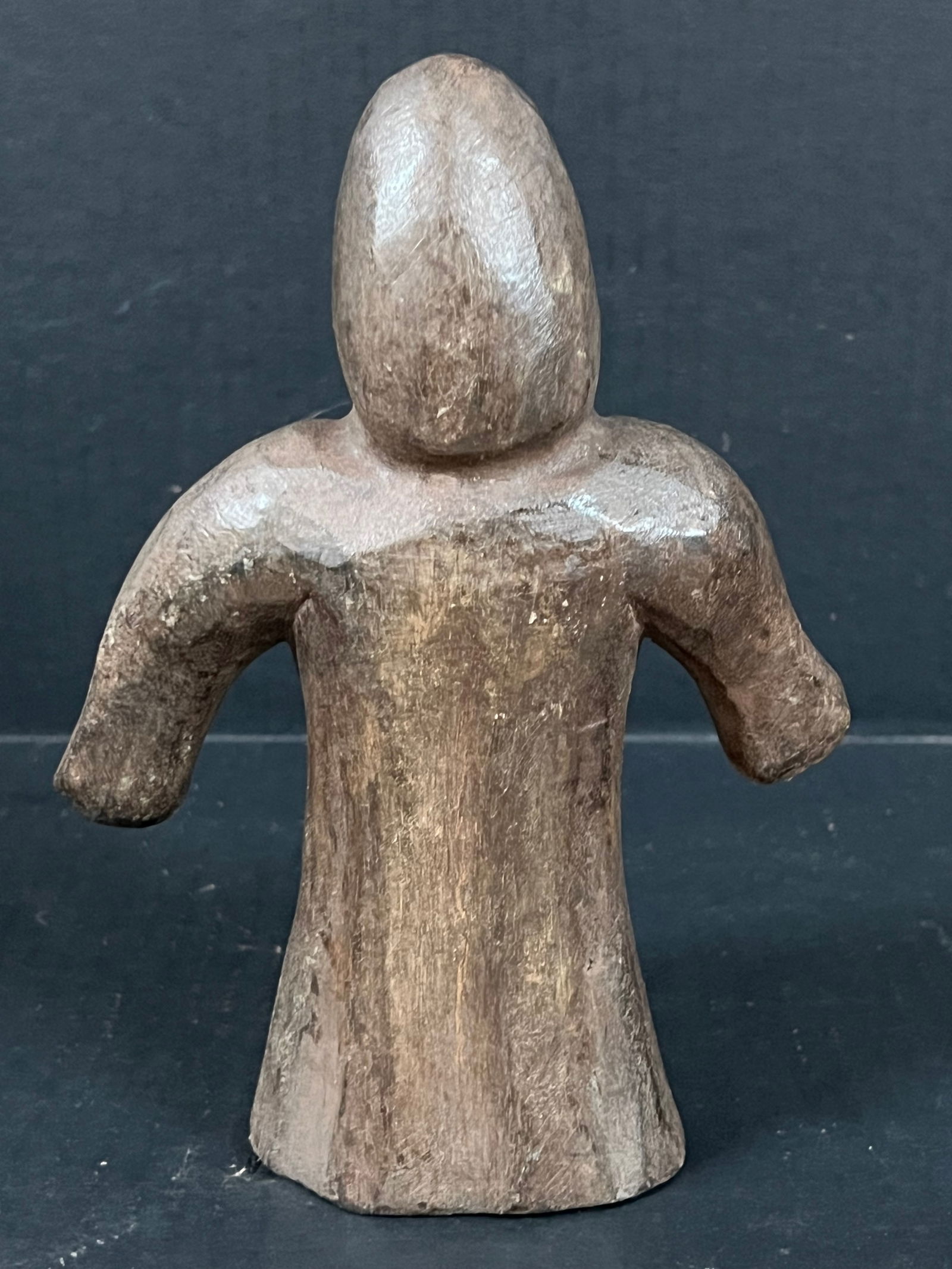 Carved Wood Ghost Sculpture - 5