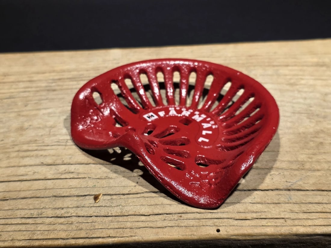 5" Cast Farmall Miniature Tractor Seat Sample - 11