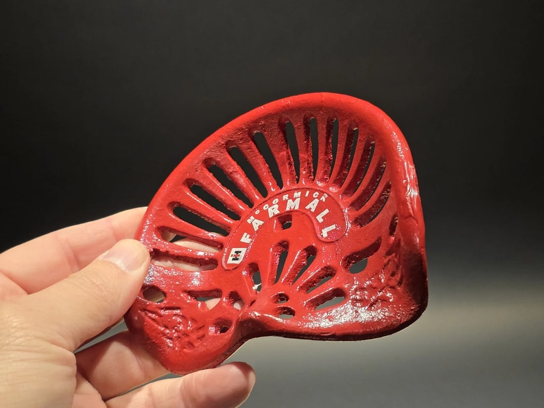 5" Cast Farmall Miniature Tractor Seat Sample - 5