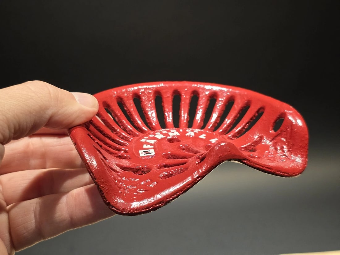 5" Cast Farmall Miniature Tractor Seat Sample - 8