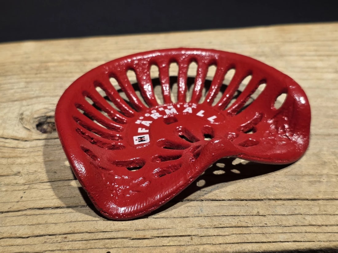 5" Cast Farmall Miniature Tractor Seat Sample - 9