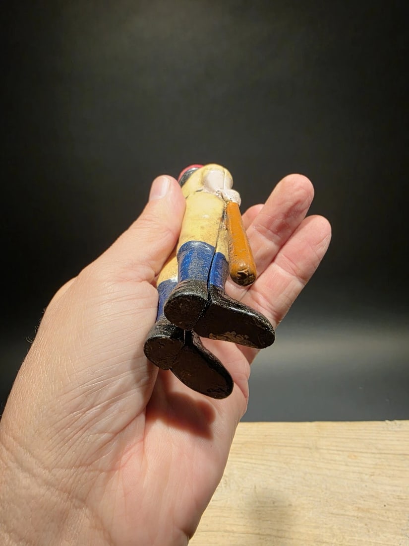 Cast Iron Slugger Coin Bank - 9