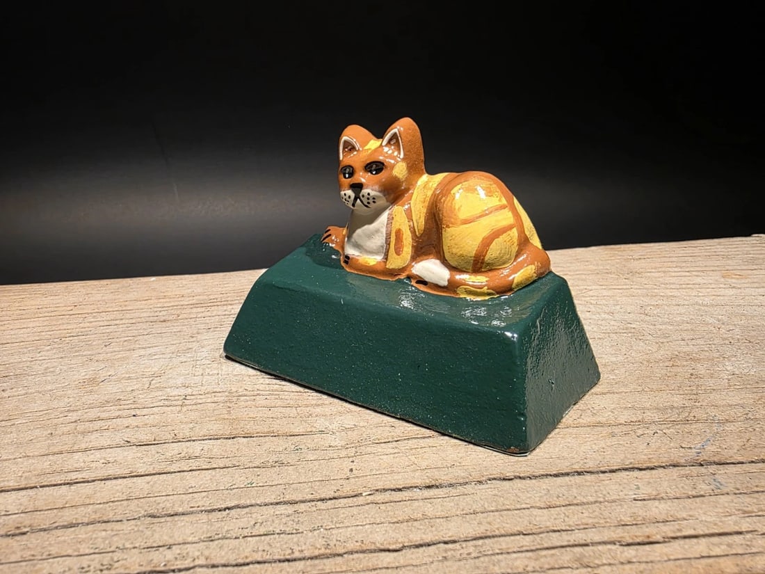 Cast Iron Cat Door Stop Wedge - 4