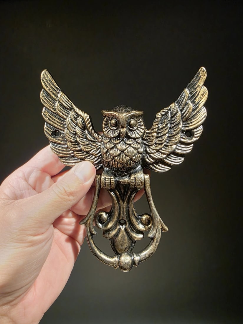 Cast Iron Owl Door knocker - 15