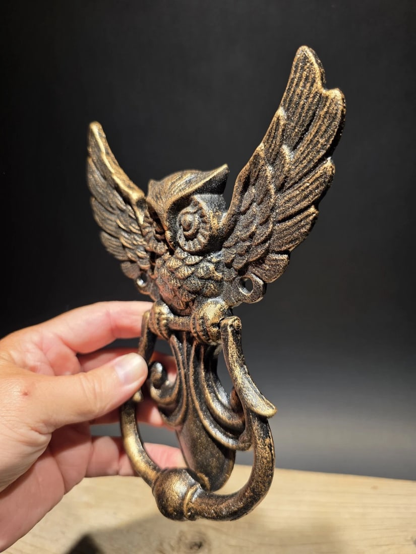 Cast Iron Owl Door knocker - 4