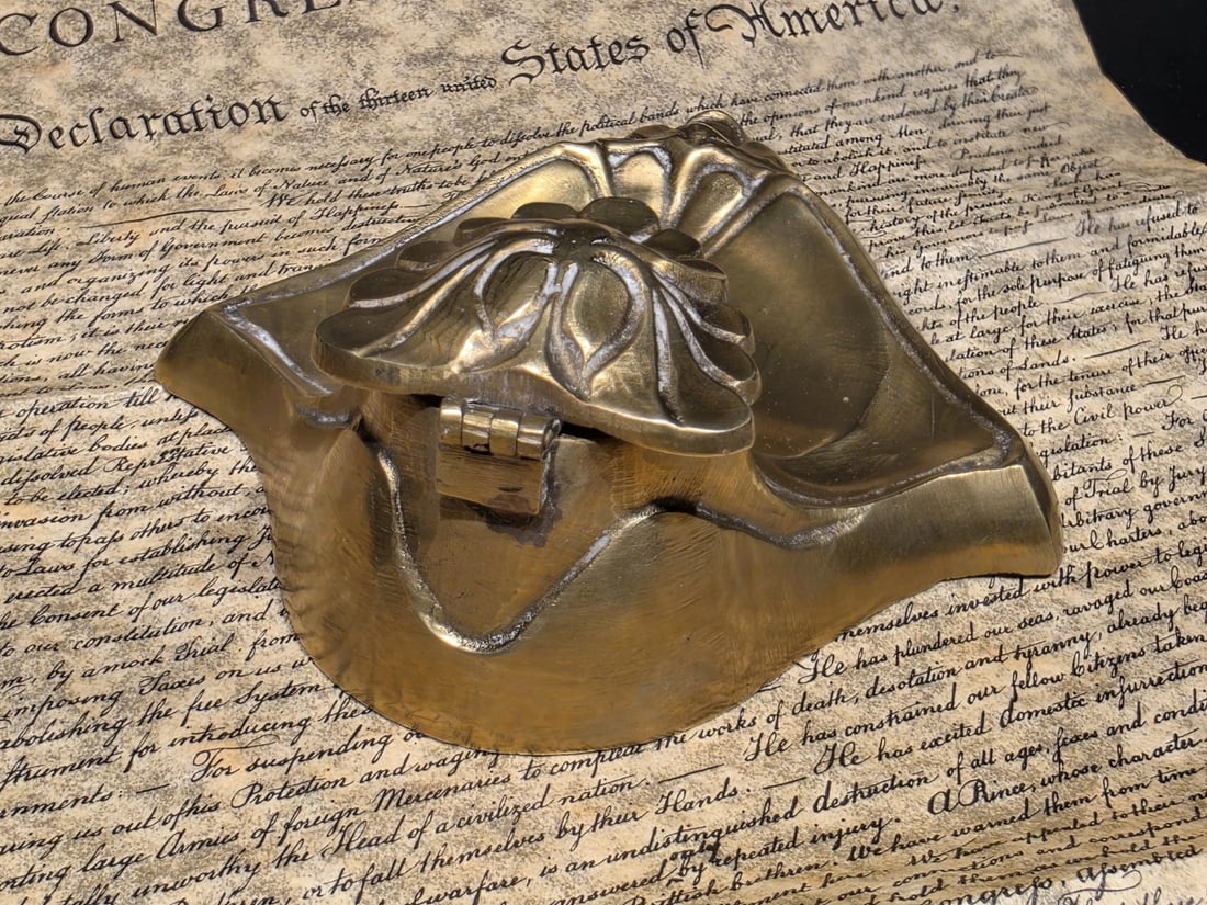 Brass Inkwell Ink pot Bottle - 10