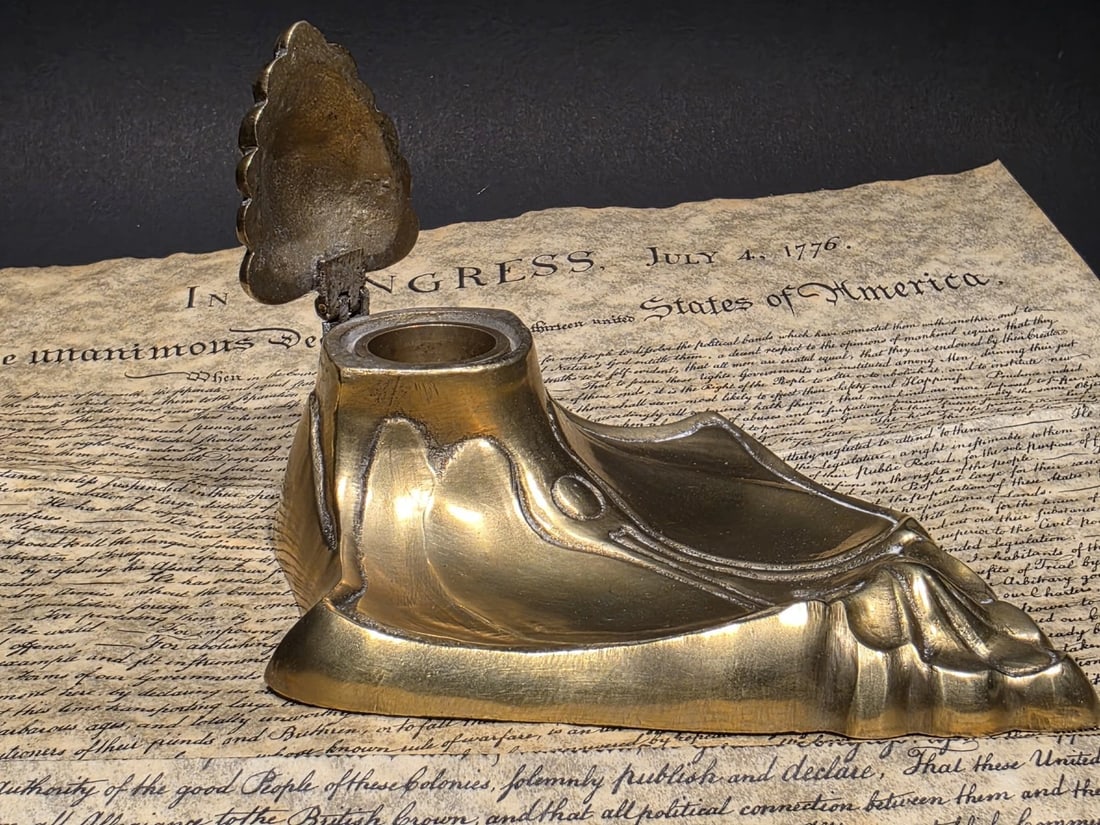 Brass Inkwell Ink pot Bottle - 14