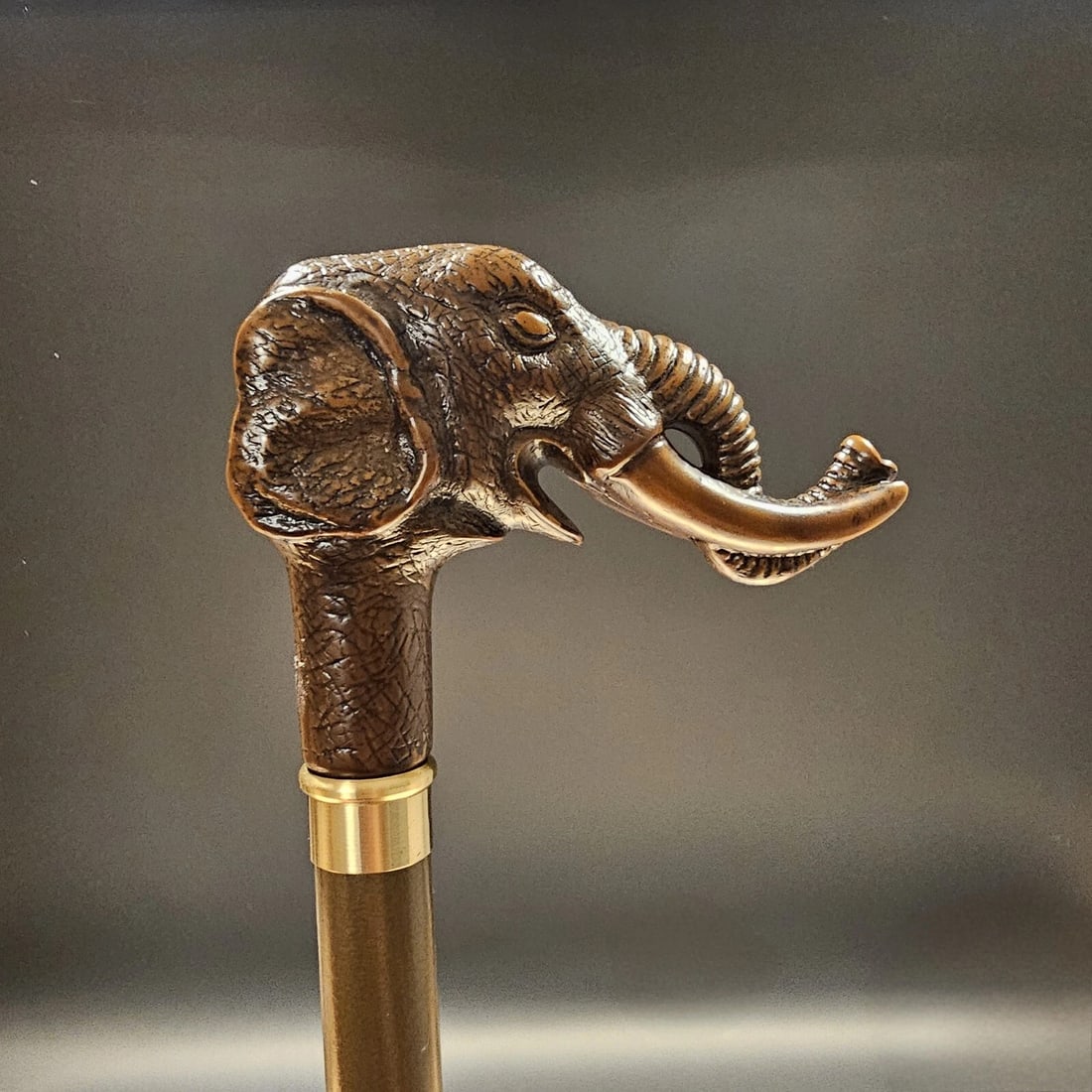 36" Elephant Walking Stick Cane - 5