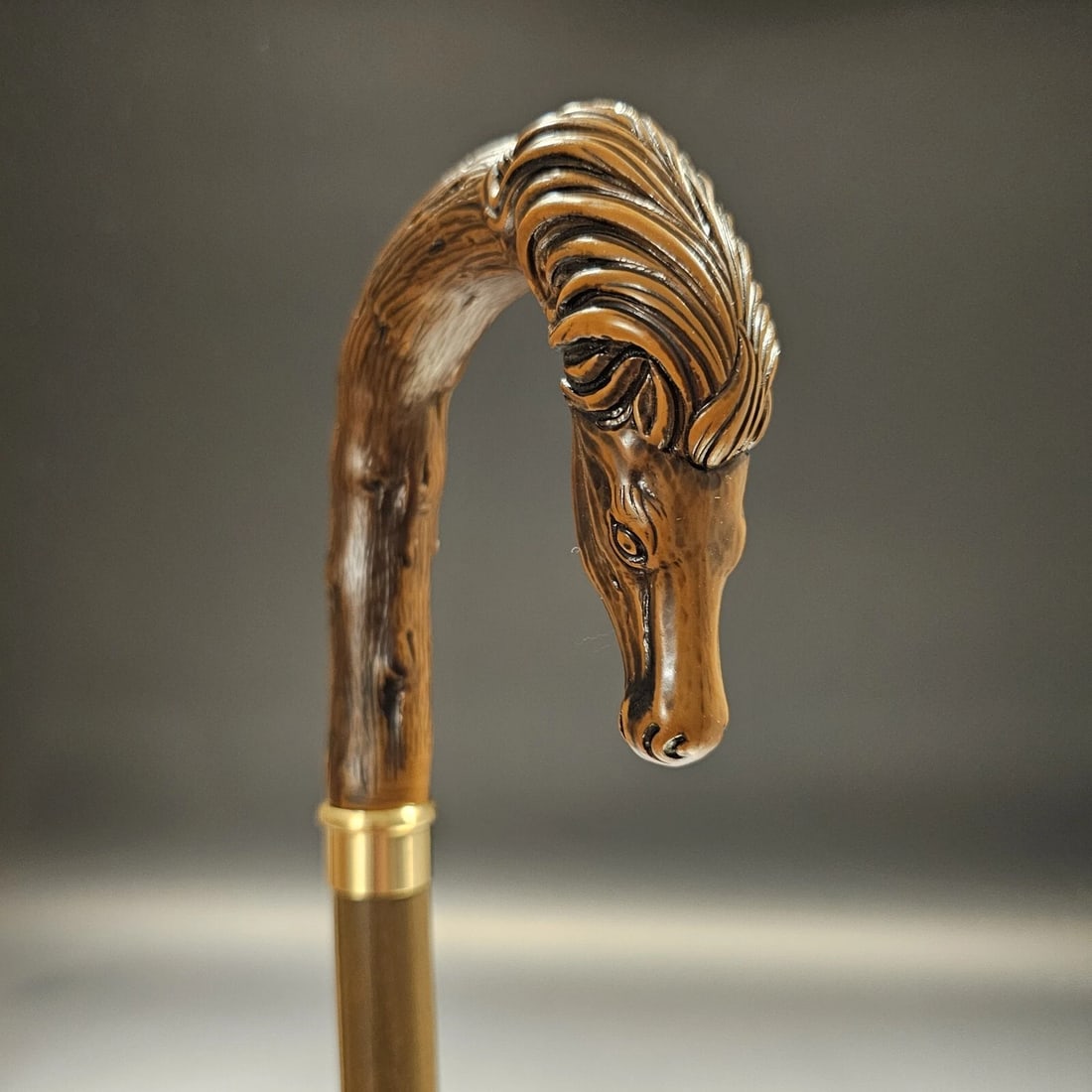 36" Horse Head Walking Stick Cane - 6