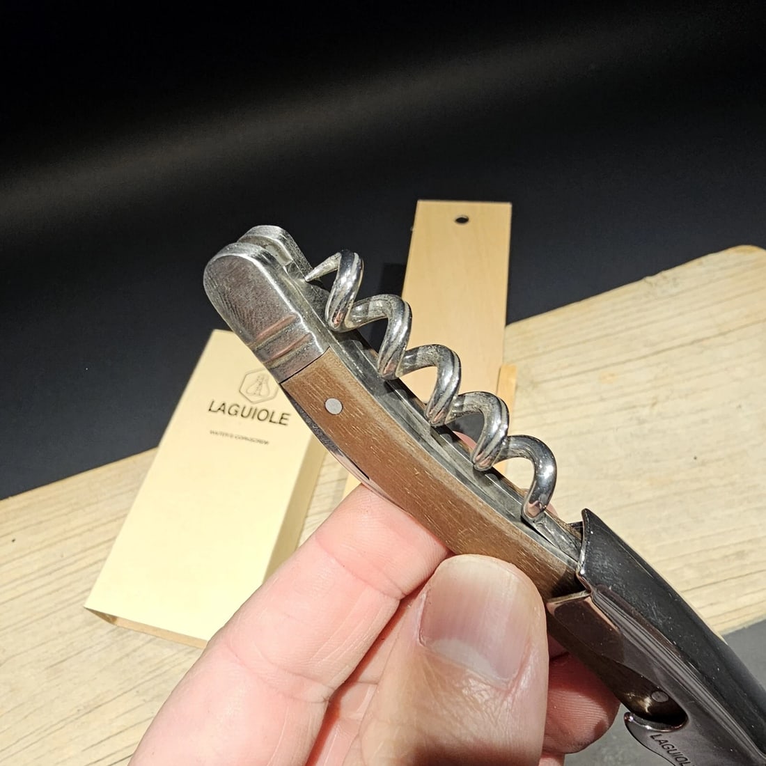 Corkscrew with Walnut Wood Handles - 5